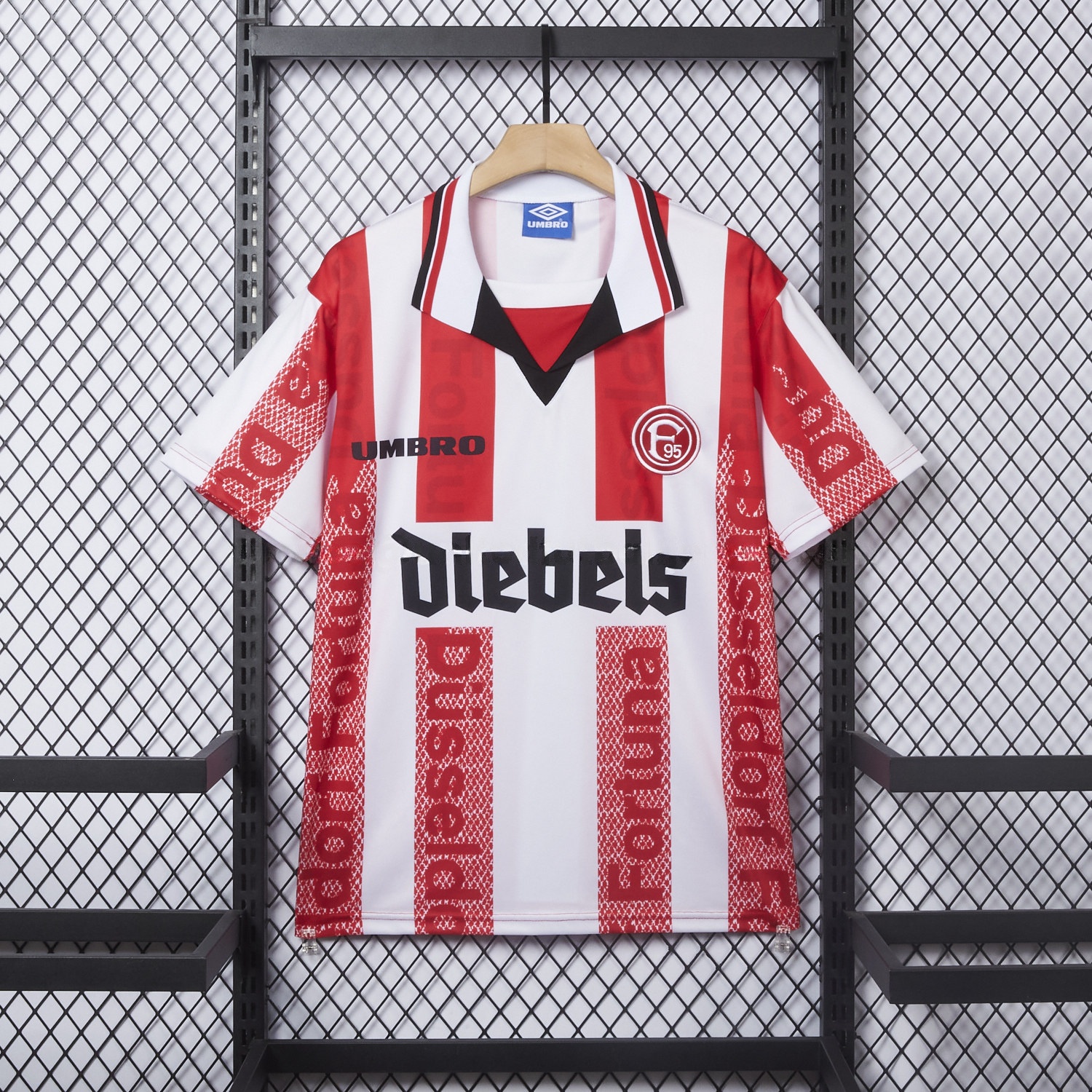 Retro Fortuna Düsseldorf 1996-98 Home Jersey - UnitedFutballJersey
