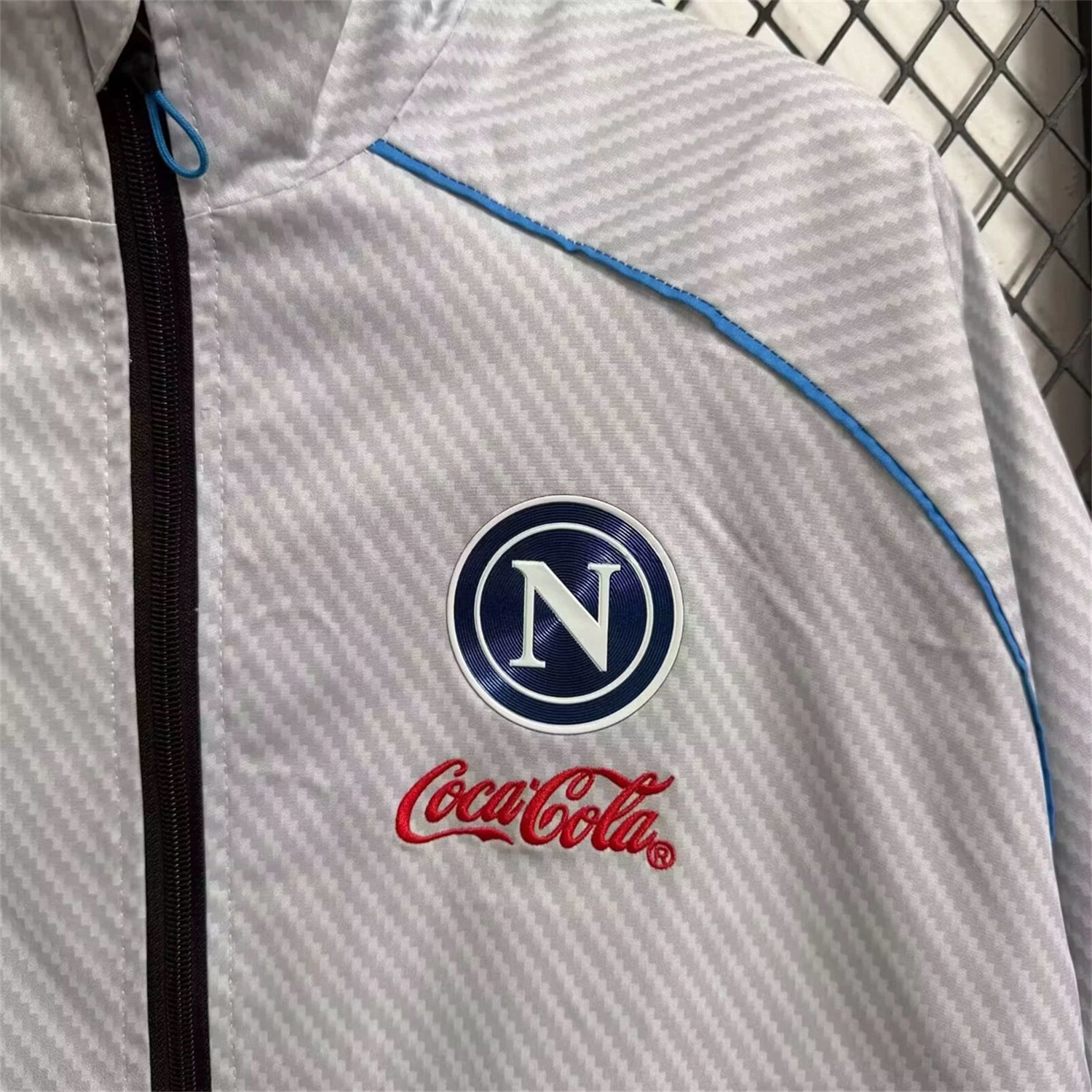 Napoli 25-26 Windbreaker Jacket - Gray - UnitedFutballJersey