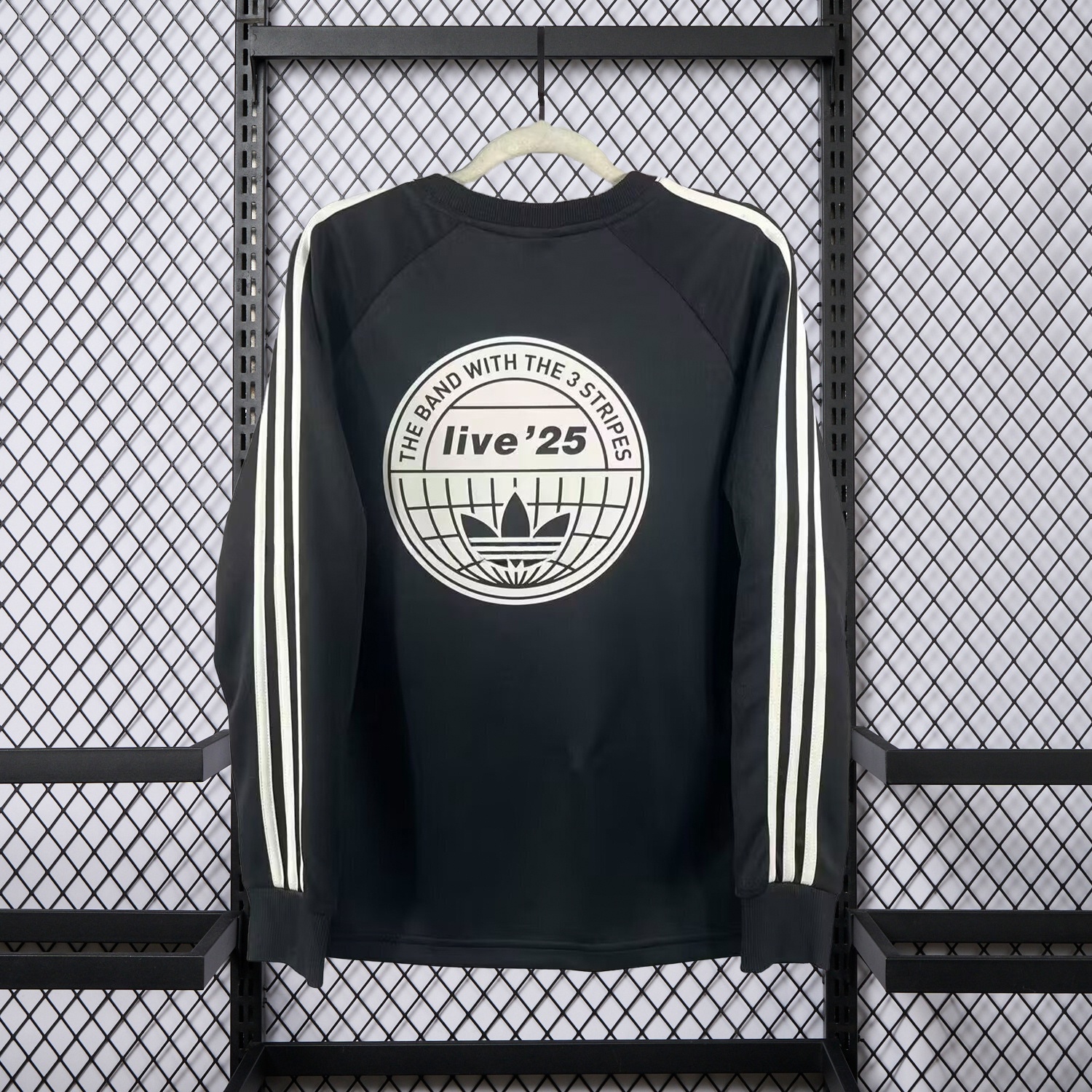 Adidas 25-26 Oasis Originals Tour Black Long Sleeves Jersey - Fans Version - UnitedFutballJersey