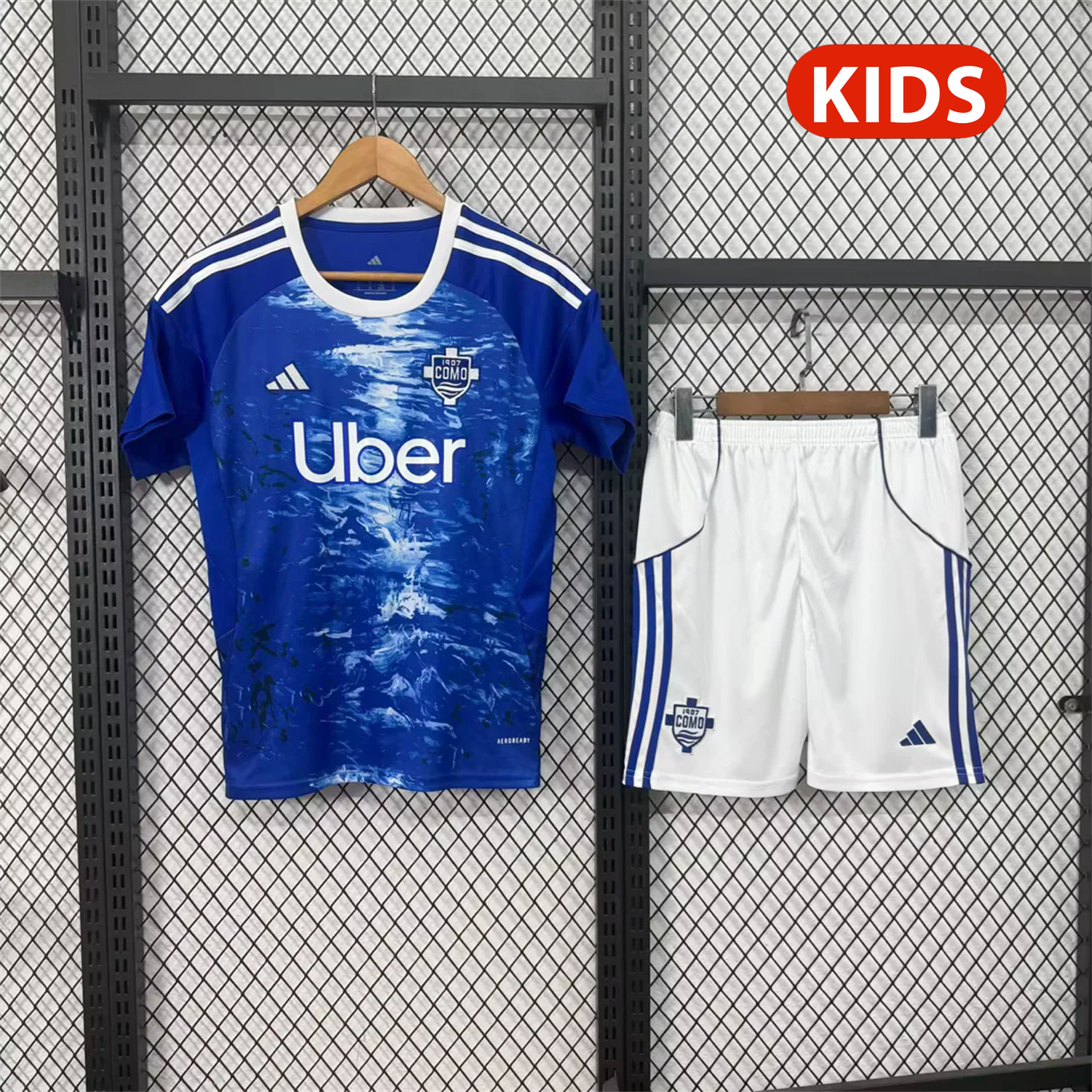 Como 25-26 Home Kids Kit - UnitedFutballJersey