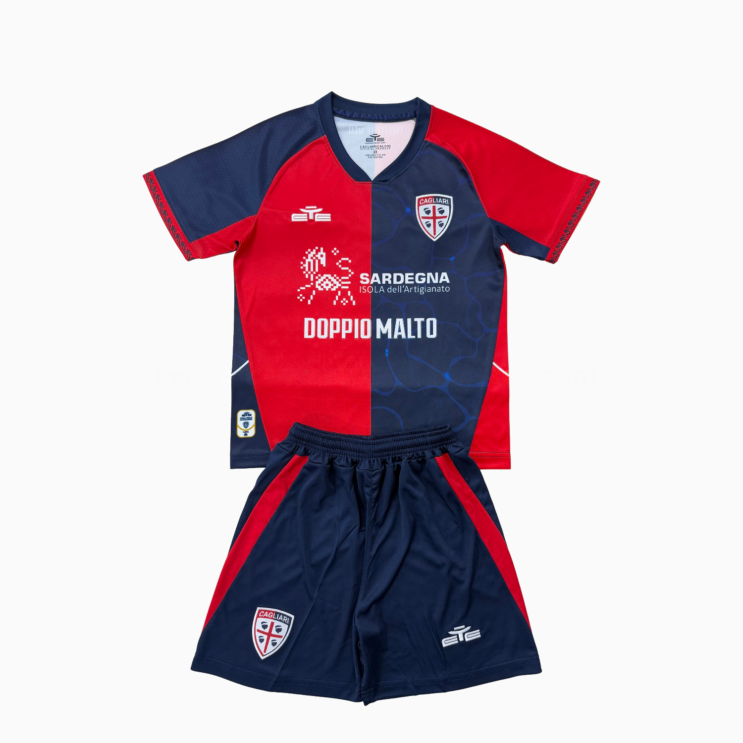 Cagliari Calcio 25-26 Home Kids Kit - UnitedFutballJersey