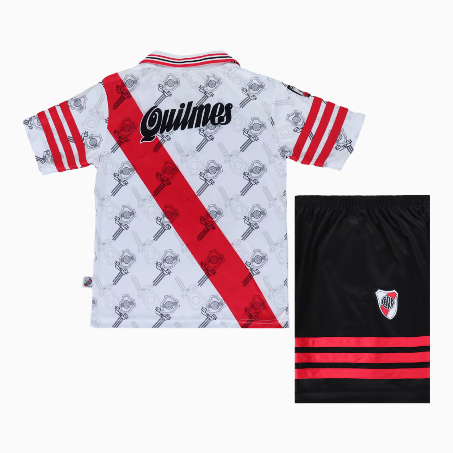 Retro River Plate 1996-97 Home Kids Kit - UnitedFutballJersey