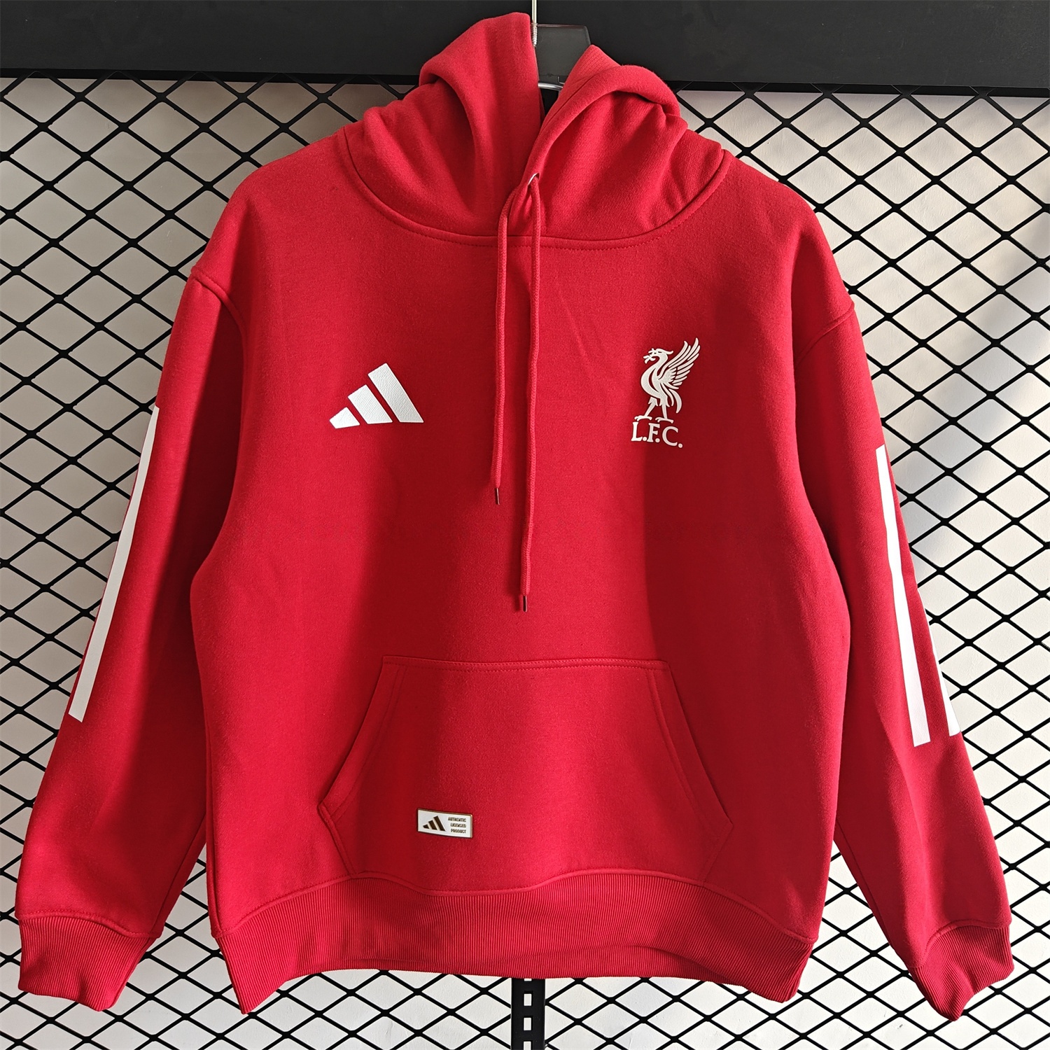 Liver.pool 25-26 Home Unisex Pullover Hoodie - UnitedFutballJersey