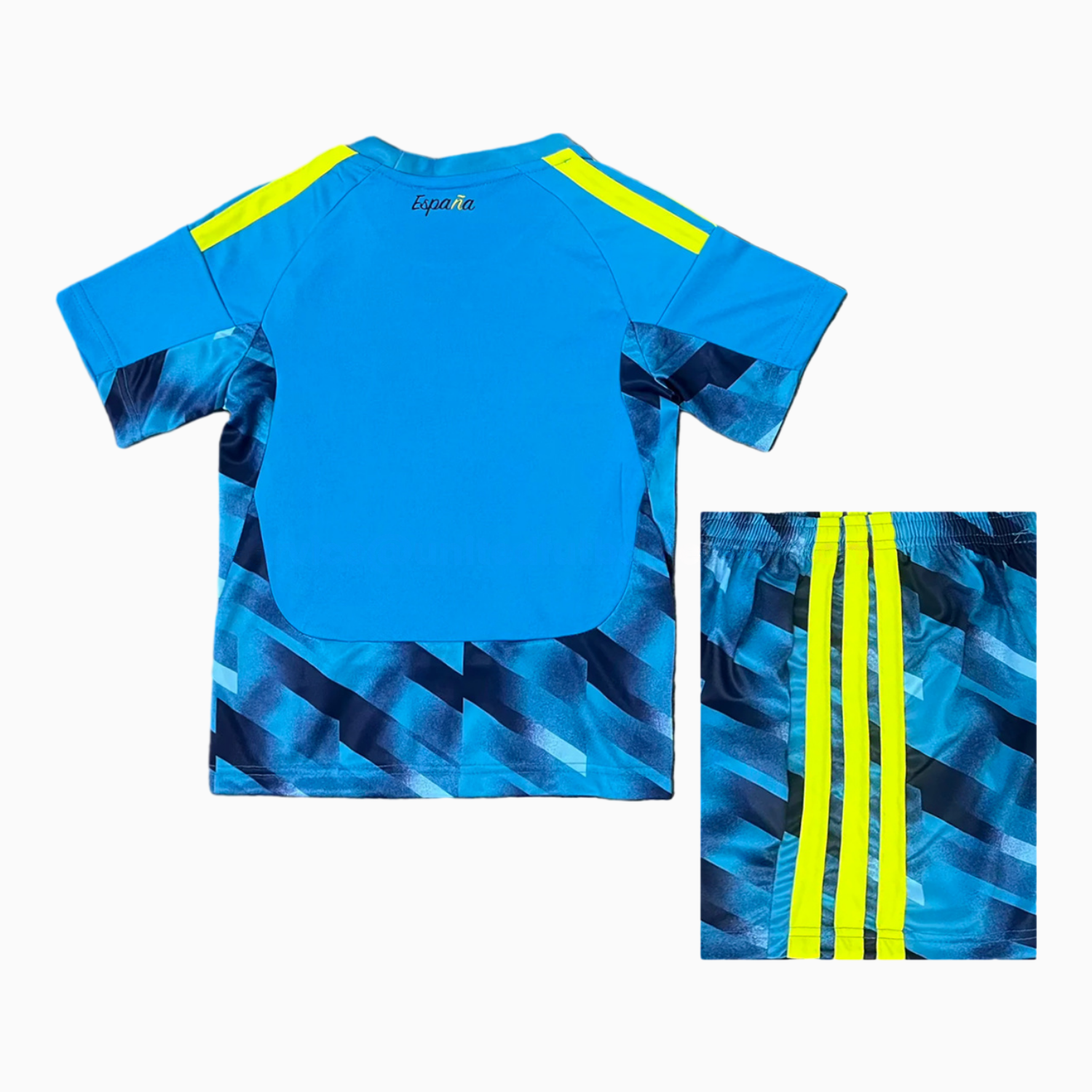 Spain 2026 Goalkeeper Blue Kids Kit - UnitedFutballJersey