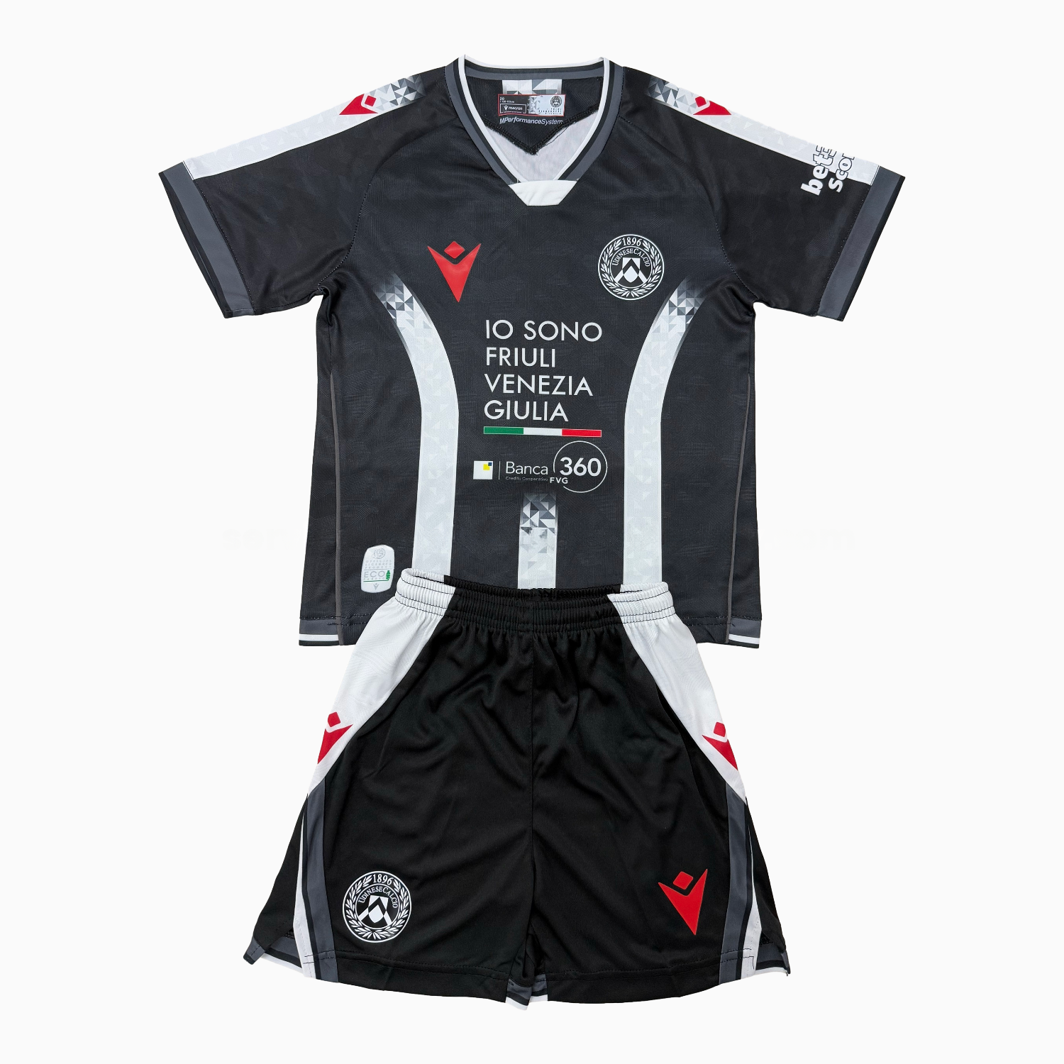Udinese 25-26 Home Men's Adult Jersey Set - Fans Version - UnitedFutballJersey