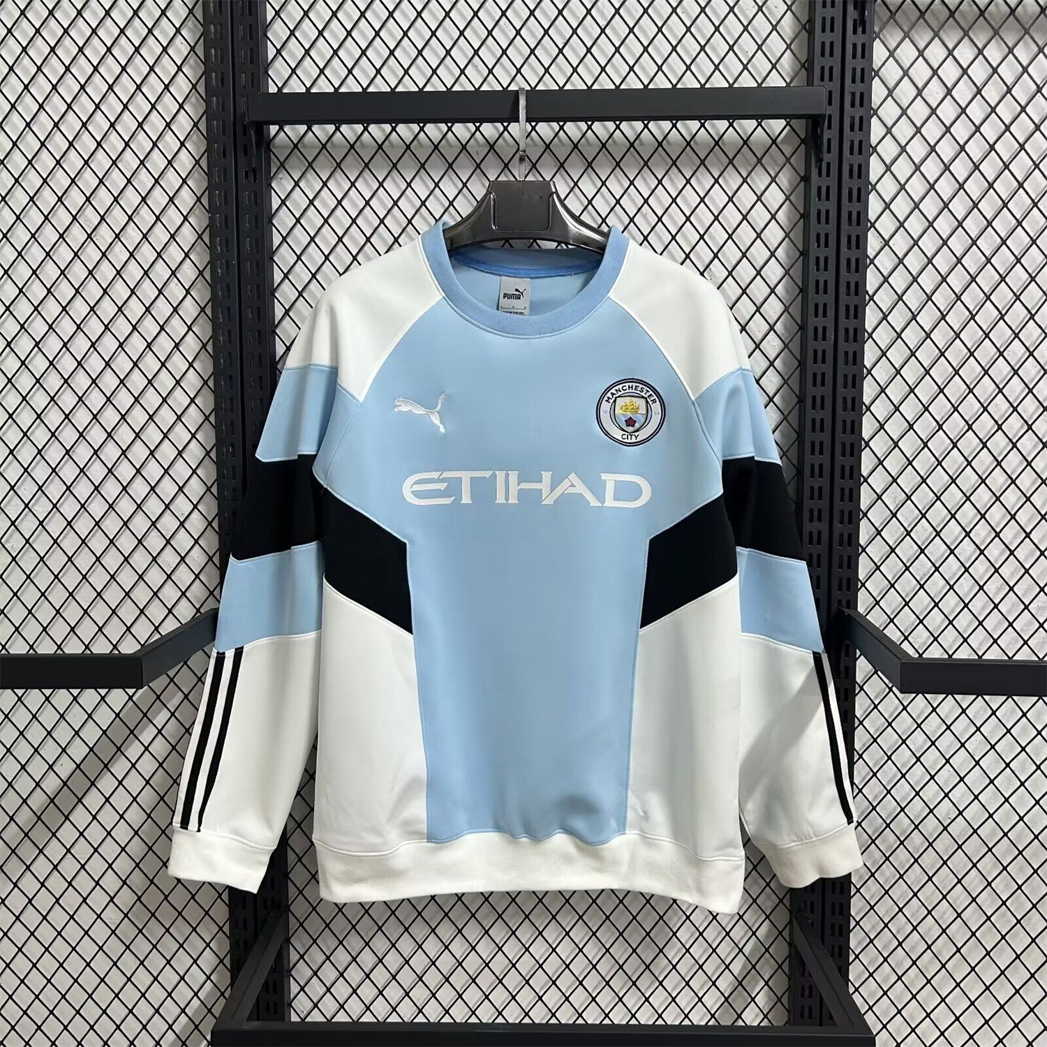 Manchester City 25-26 Home Unisex Pullover Hoodie - UnitedFutballJersey