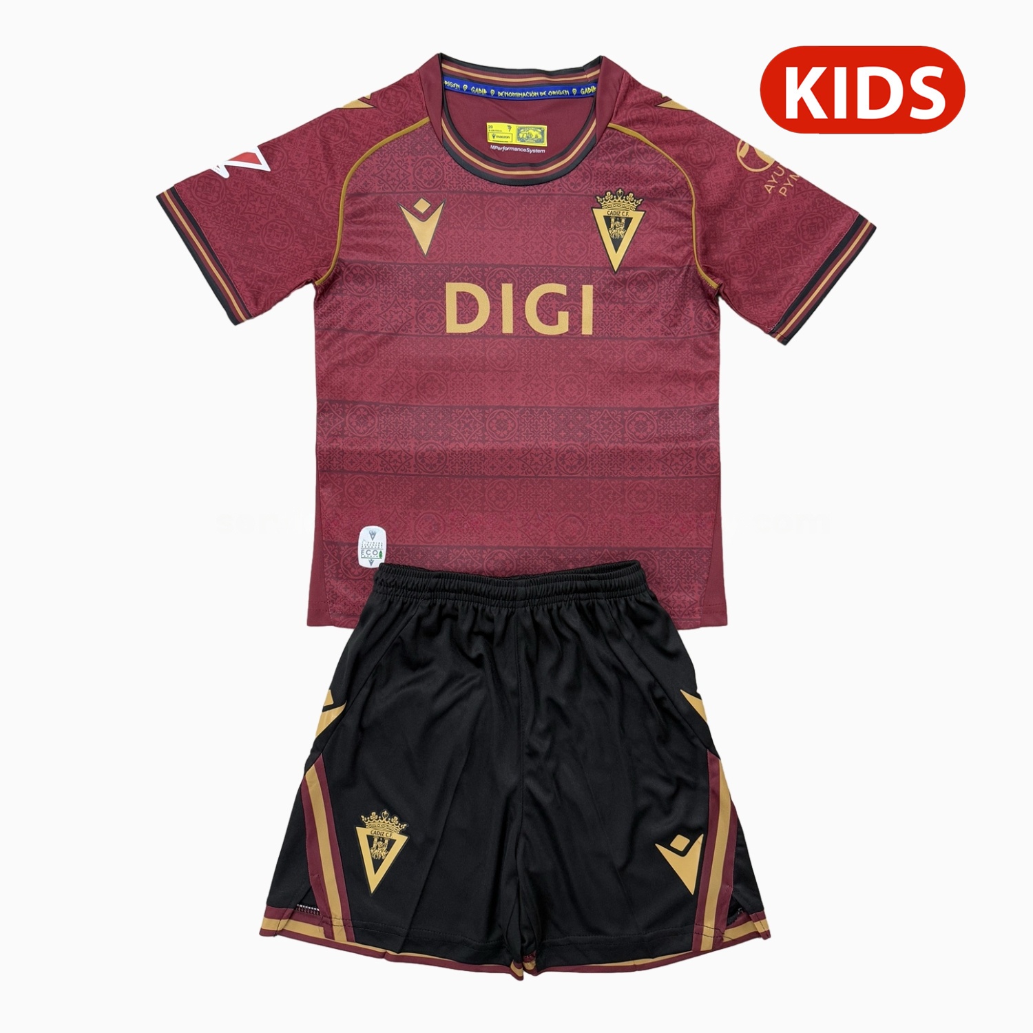 Cádiz 25-26 Away Kids Kit - UnitedFutballJersey