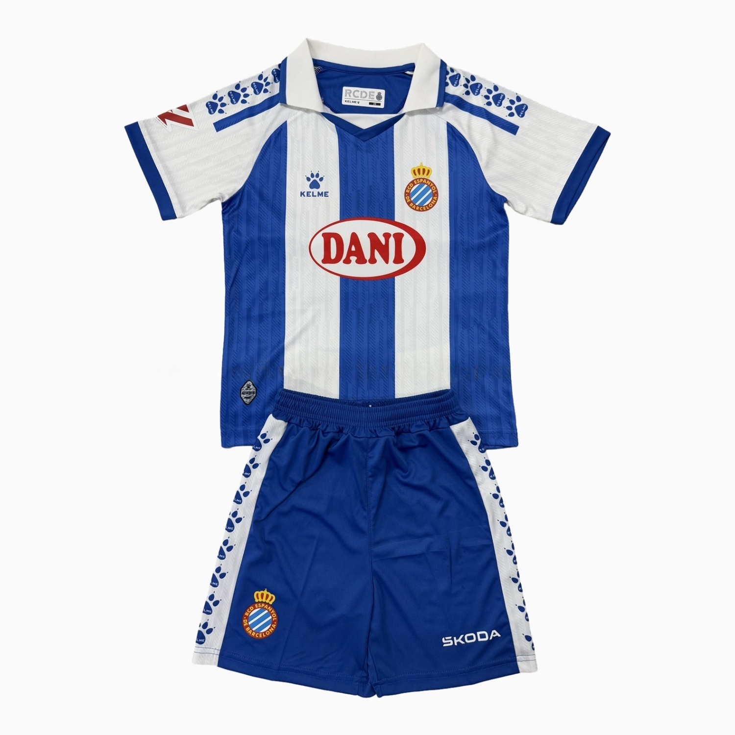RCD Espanyol 25-26 Home Men's Adult Jersey Set - Fans Version - UnitedFutballJersey
