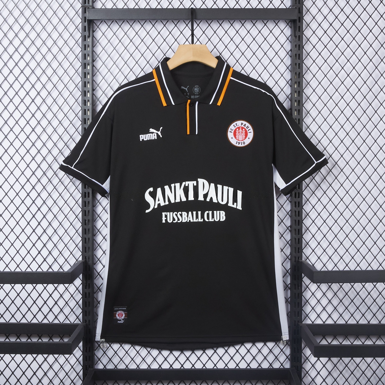 St. Pauli 25-26 Retro Style Polo Jersey - Fans Version - UnitedFutballJersey