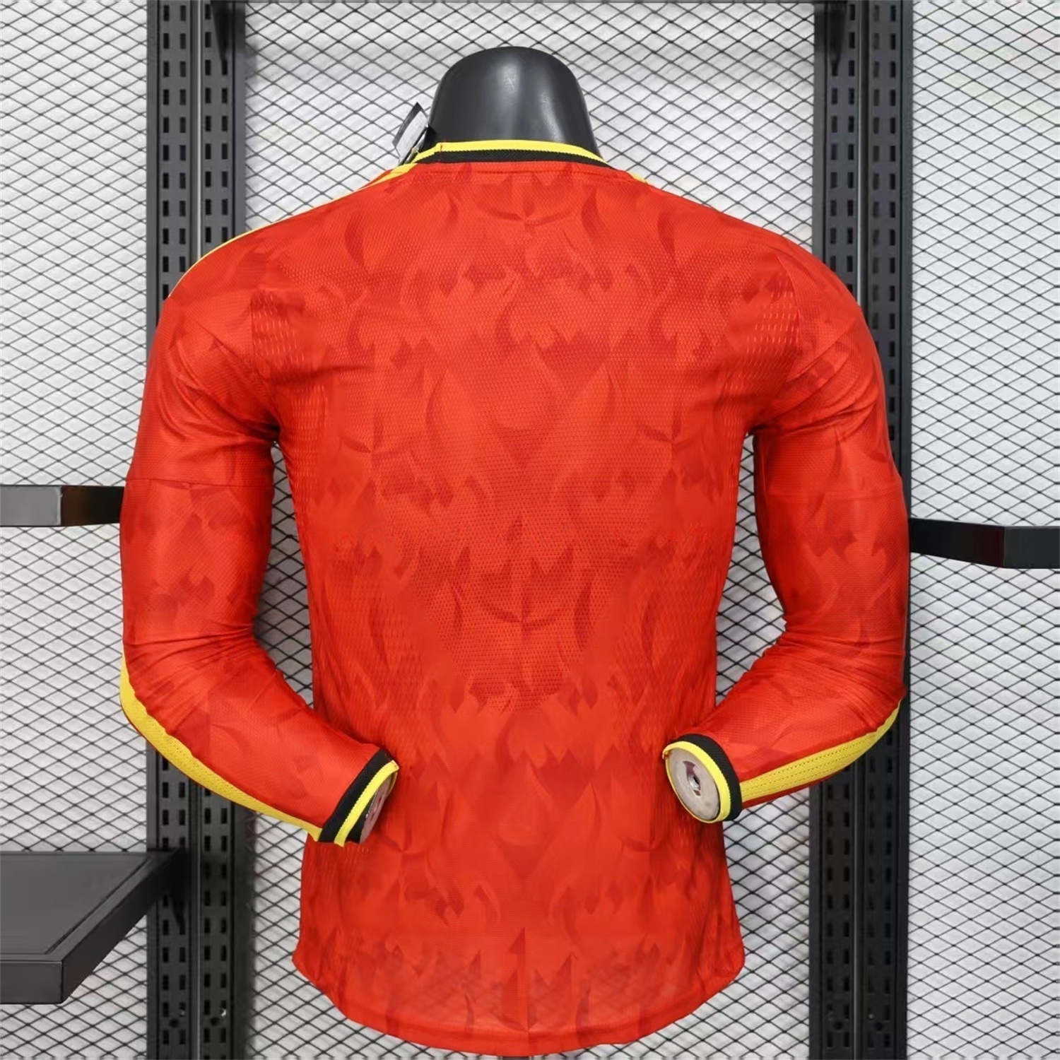 Belgium 2026 Home Long Sleeves Jersey - Player Version - UnitedFutballJersey