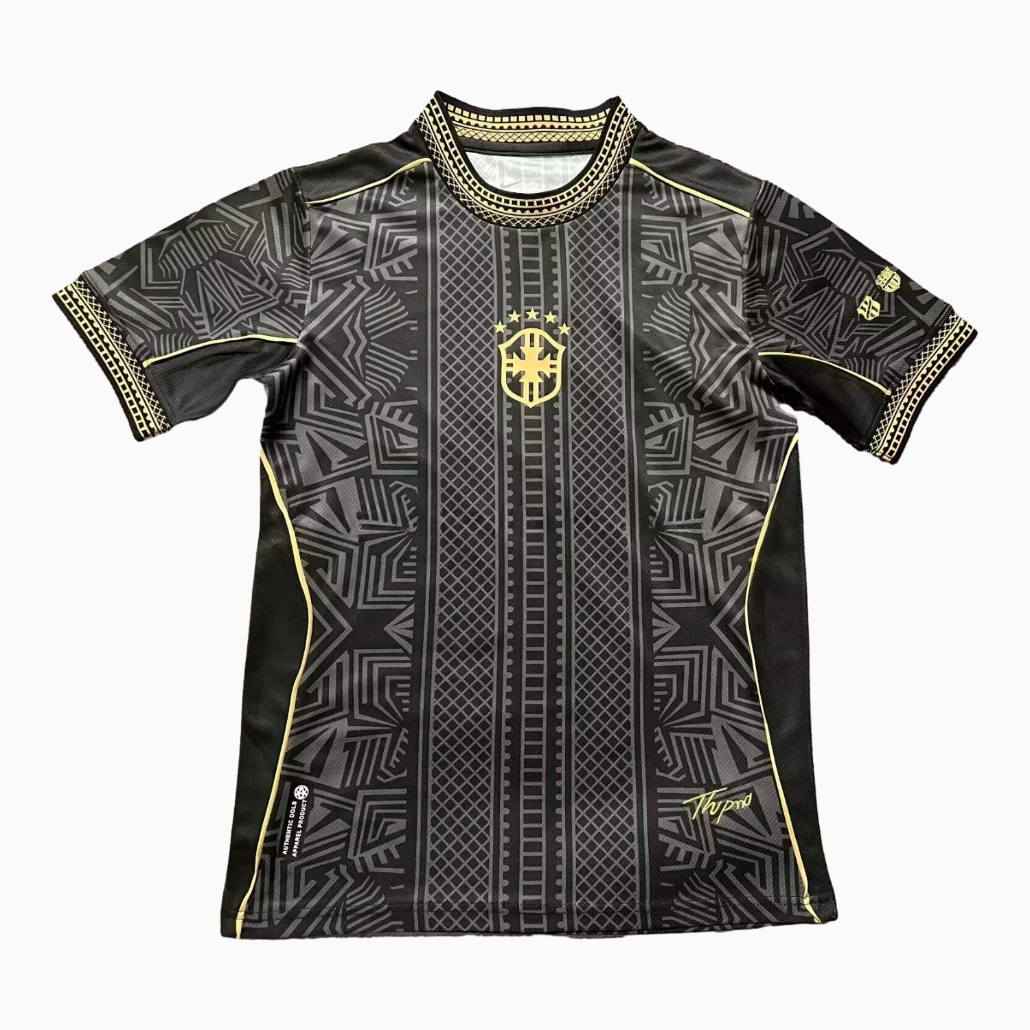 Brazil 2026 COMMA Black Neymar Special Jersey - Fans Version - UnitedFutballJersey