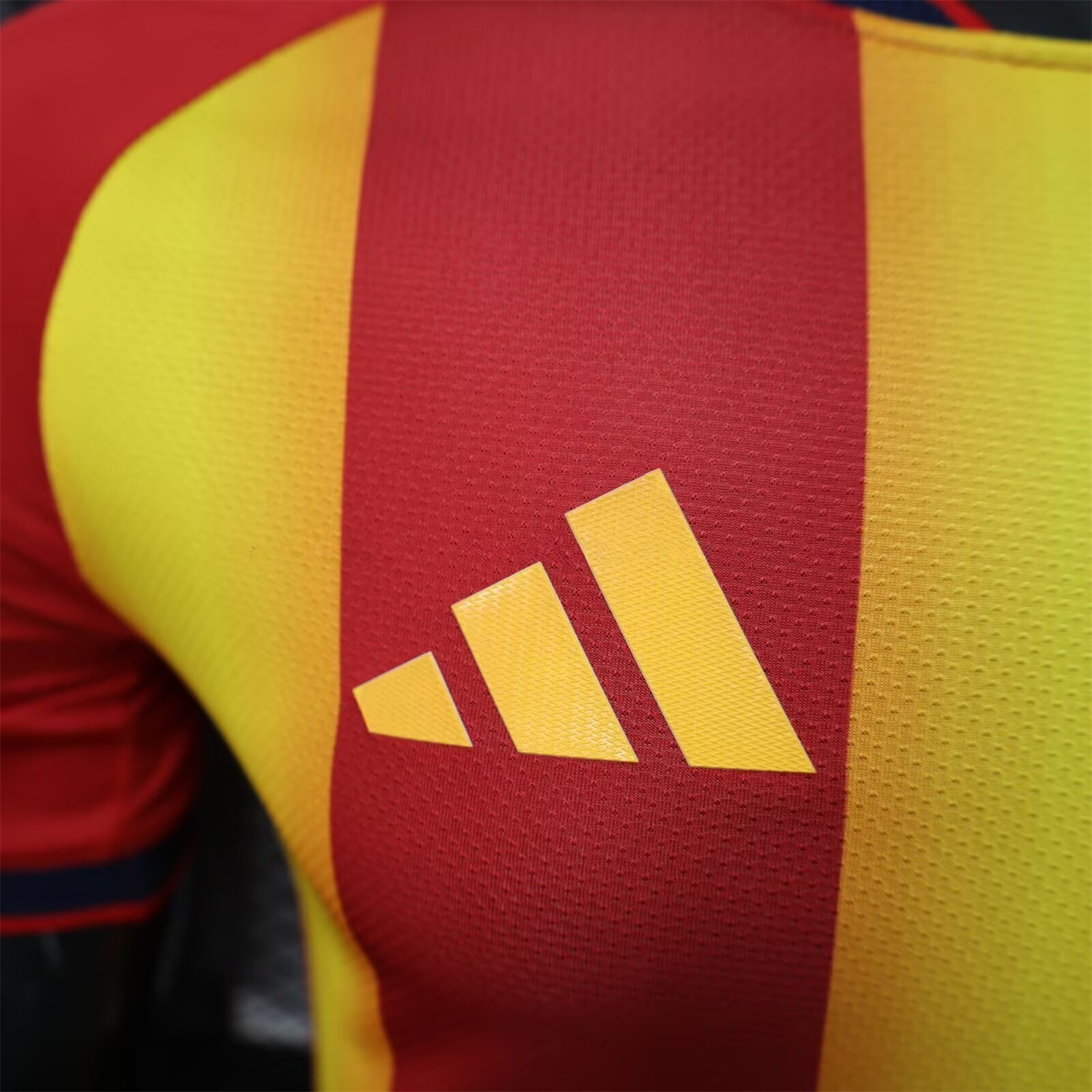 Spain 2026 Red And Yellow Stripes Special Jersey - Player Version - UnitedFutballJersey