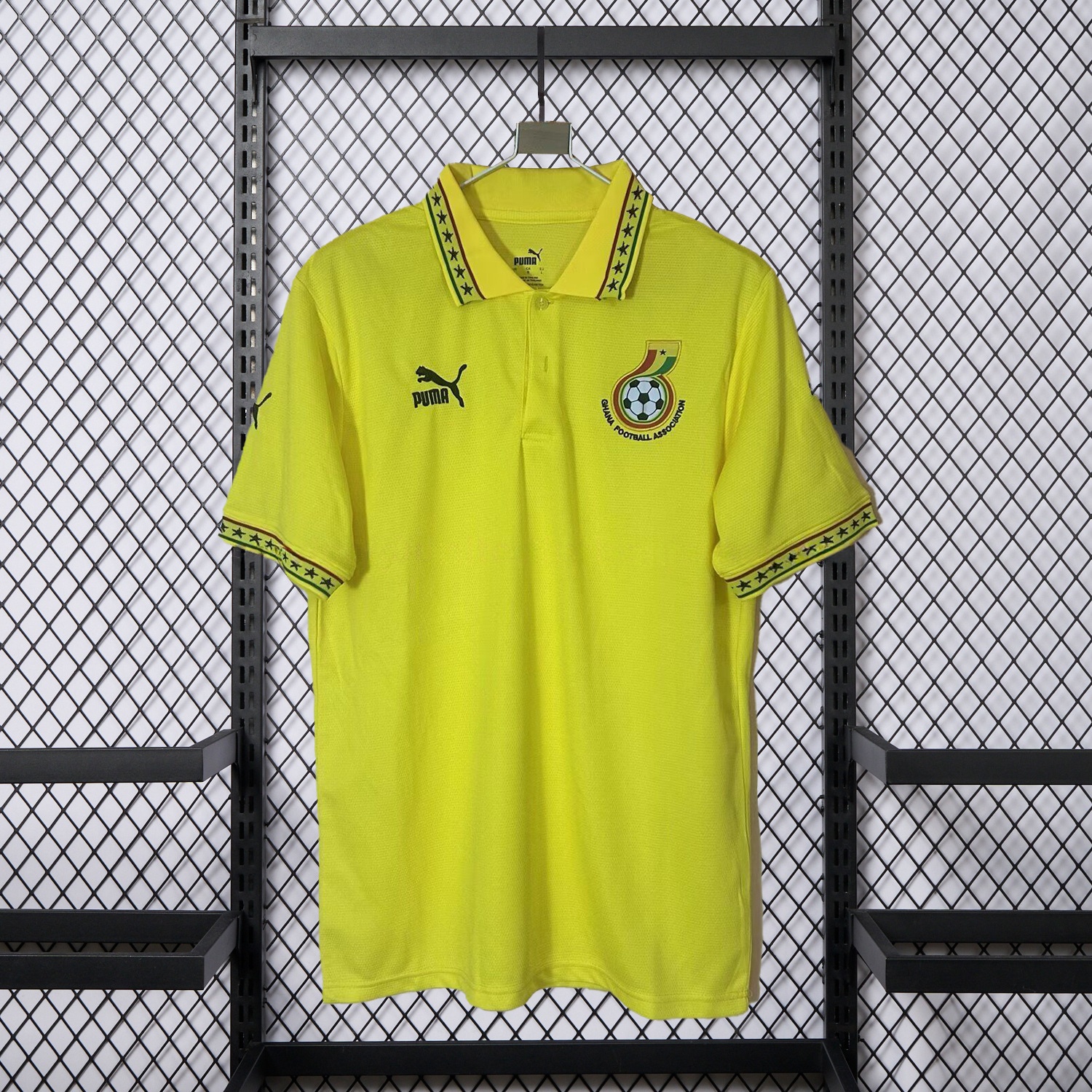Ghana 2026 Yellow Polo Jersey - Fans Version - UnitedFutballJersey