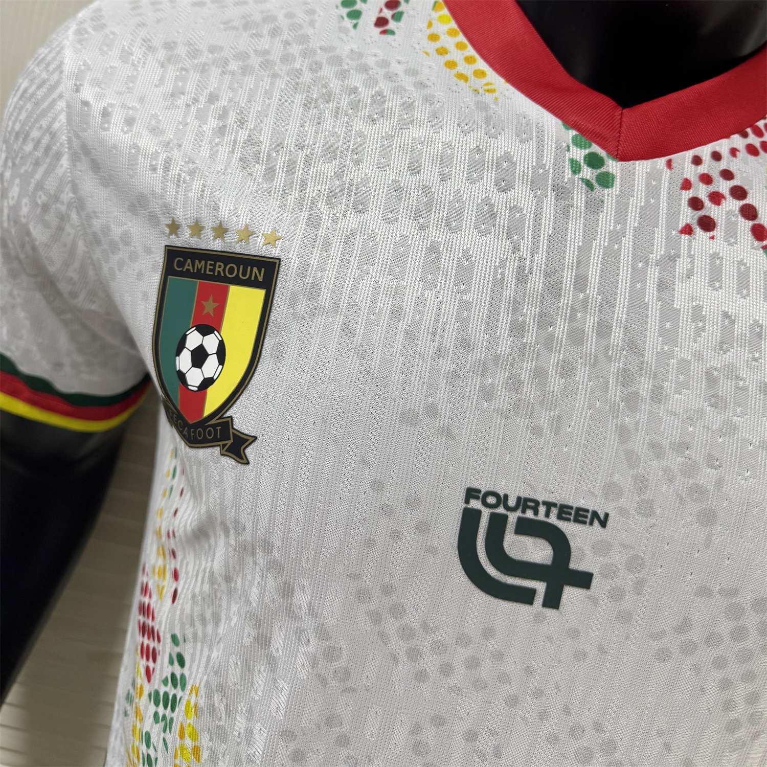 Cameroon 2026 Away White Jersey - Player Version - UnitedFutballJersey