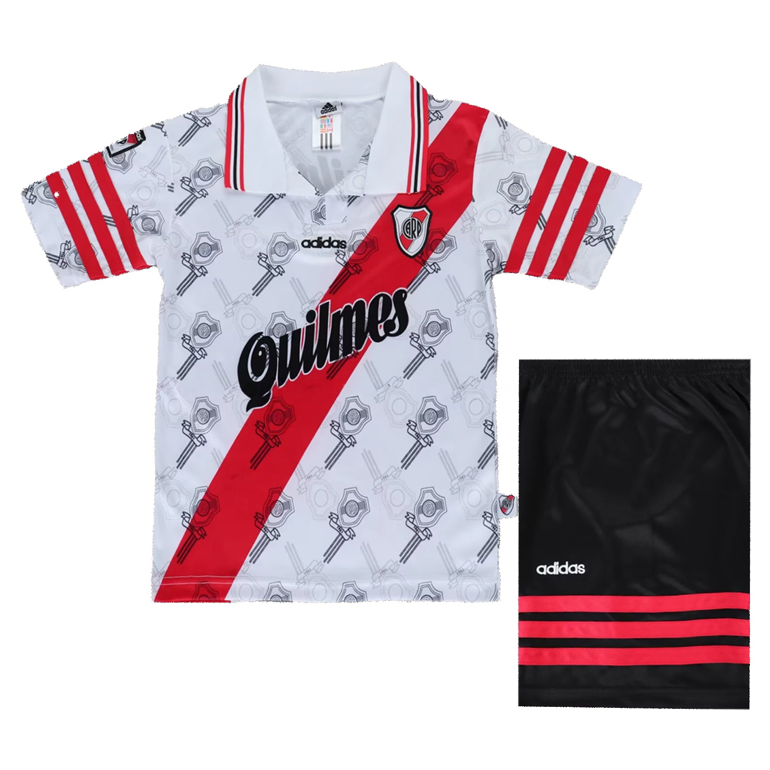 Retro River Plate 1996-97 Home Kids Kit - UnitedFutballJersey
