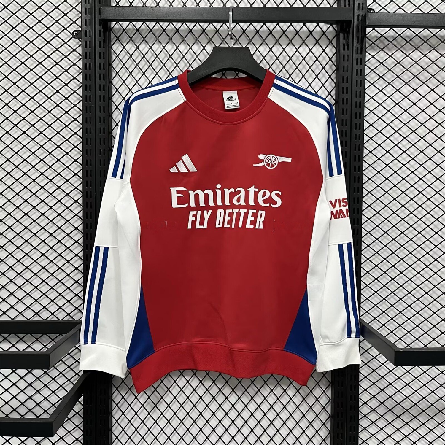Arsenal 25-26 Home Red Unisex Pullover Hoodie - UnitedFutballJersey