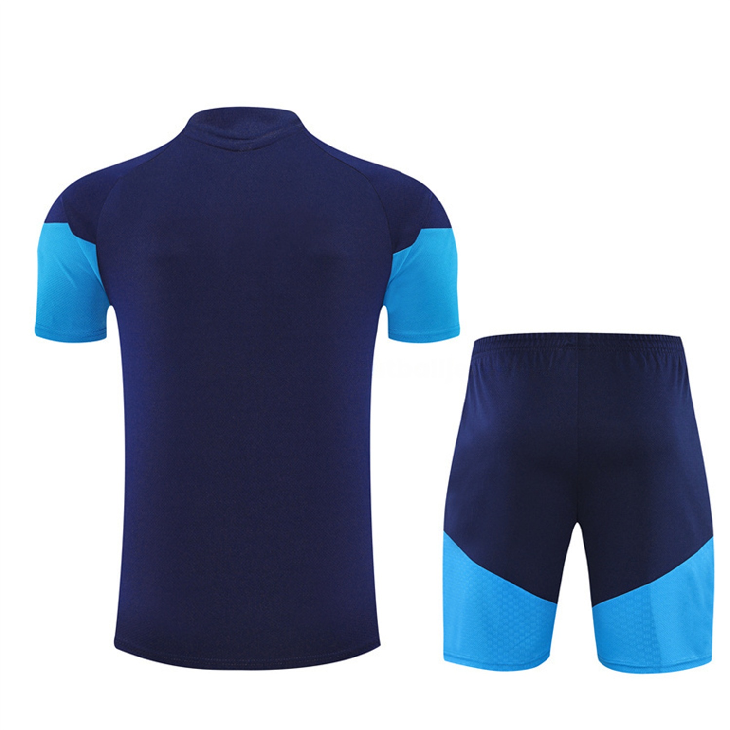 Spain 2026 Kids Short-Sleeve Training Set - Royal Blue Top & Shorts - UnitedFutballJersey