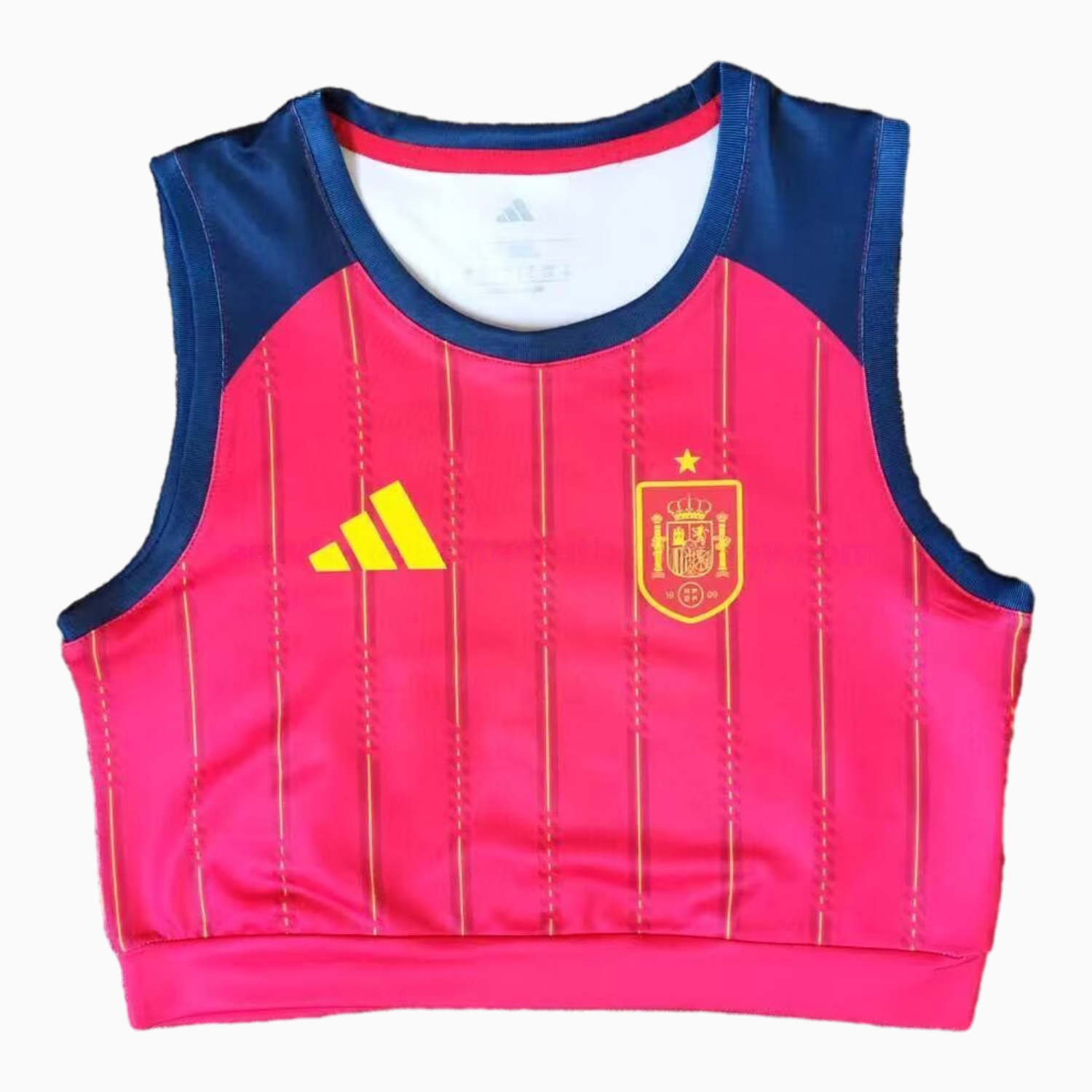 Women's Spain 2026 Home Yoga Vest - UnitedFutballJersey