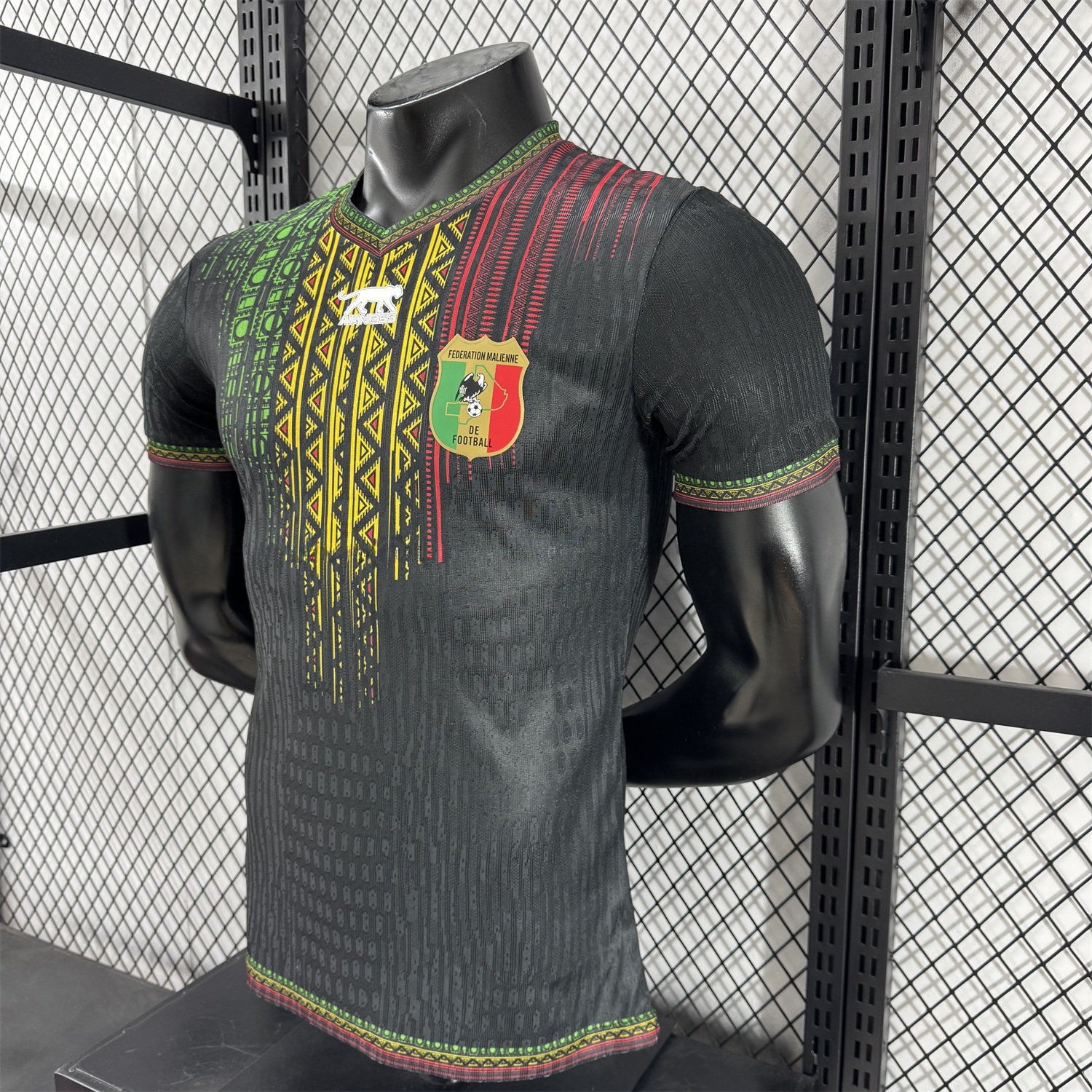 Mali 2025 Third Black Jersey - Player Version - UnitedFutballJersey