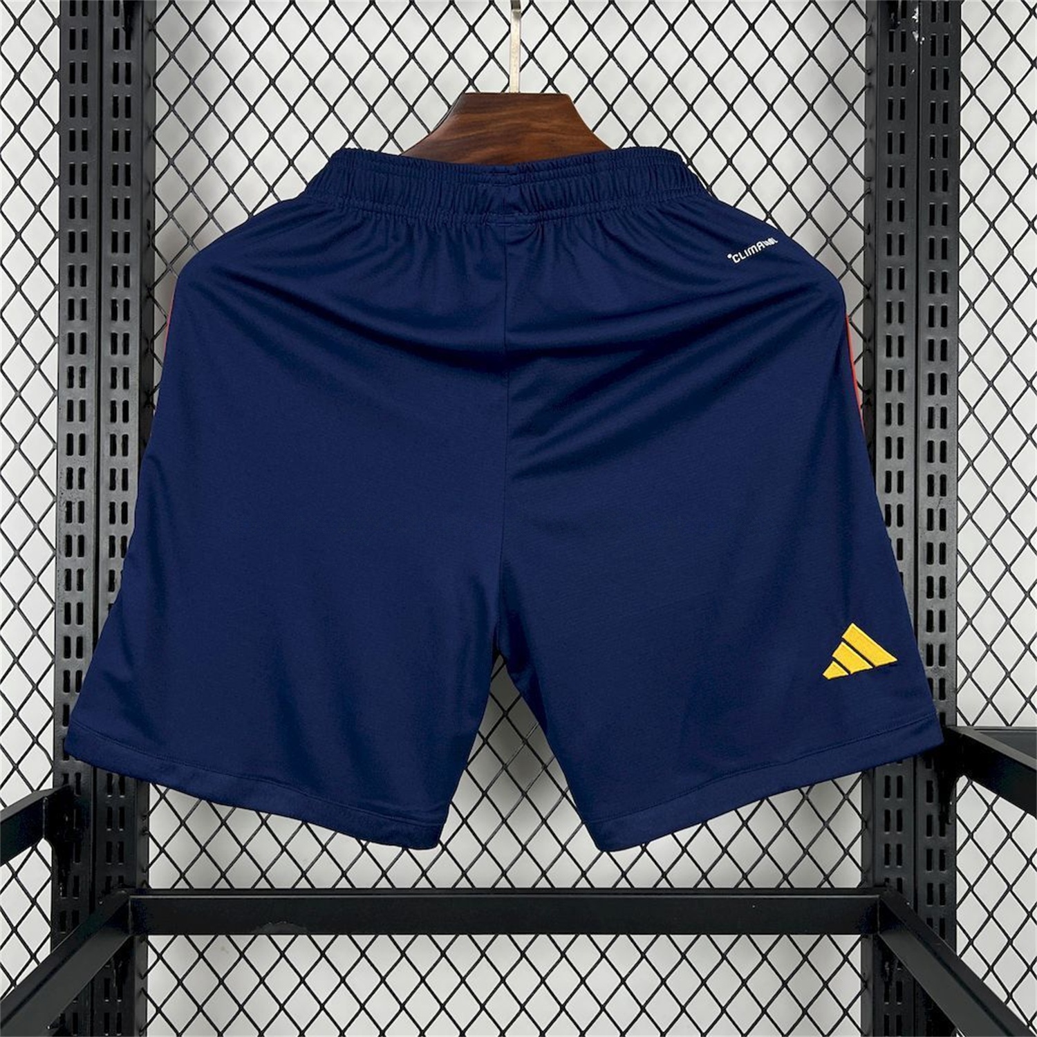 Spain 2026 Home Dark Blue Shorts - Fans Version - UnitedFutballJersey
