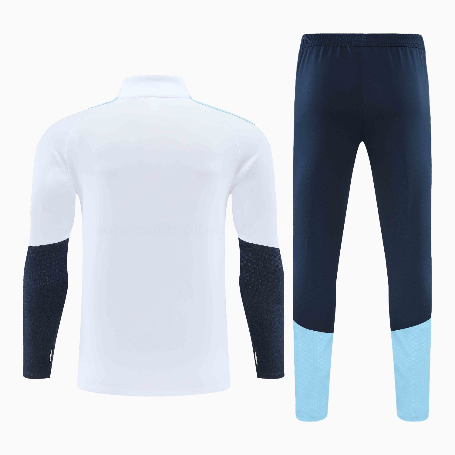 Argentina 2026 Kids Long Sleeve Training Set - White Top & Black Pants - UnitedFutballJersey