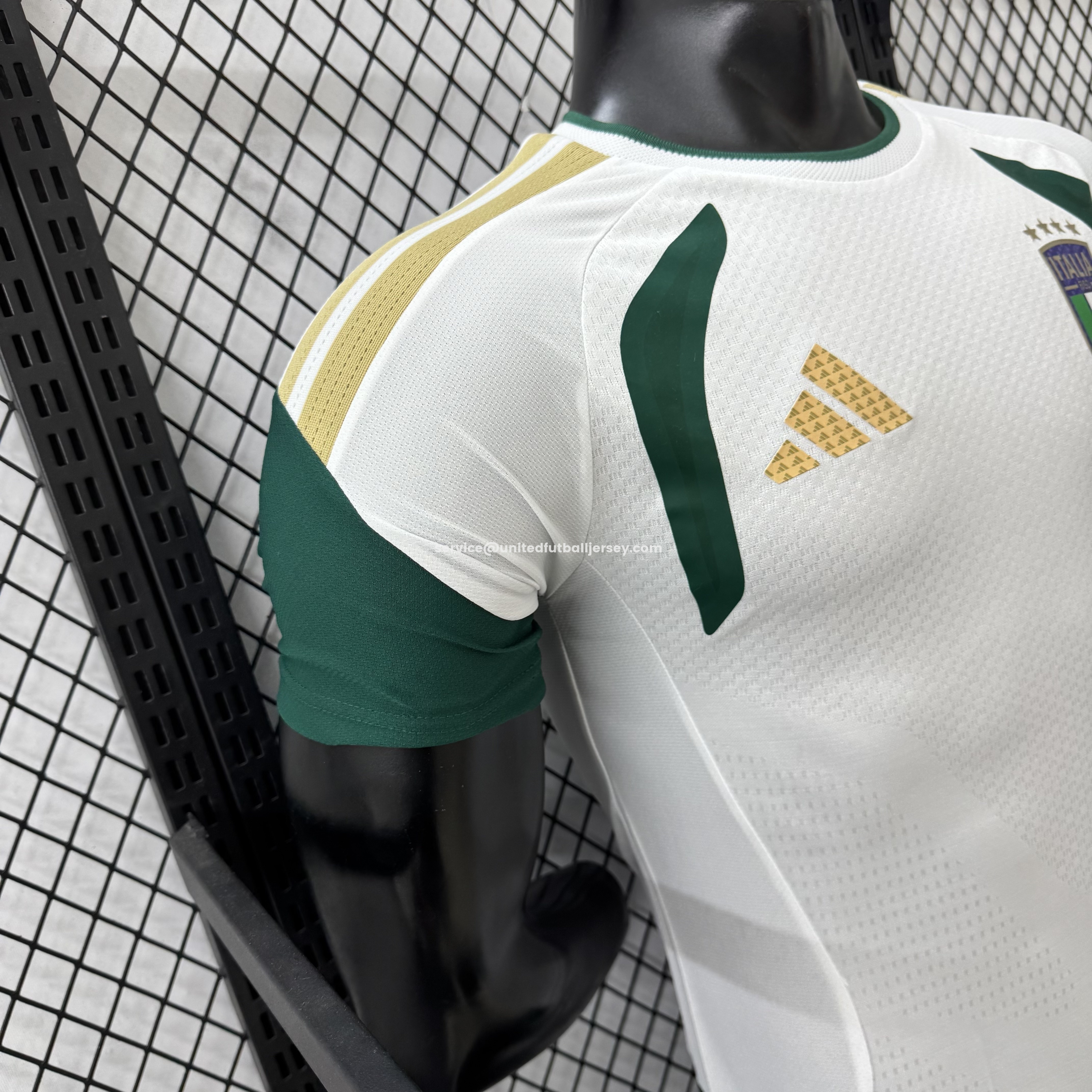 Italy 2026 White Pre-Match Training Jersey - Player Version - UnitedFutballJersey
