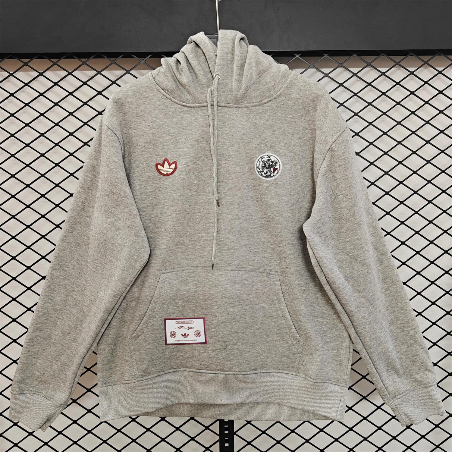 Ajax 25-26 Originals Terrace Icon Unisex Pullover Hoodie - UnitedFutballJersey