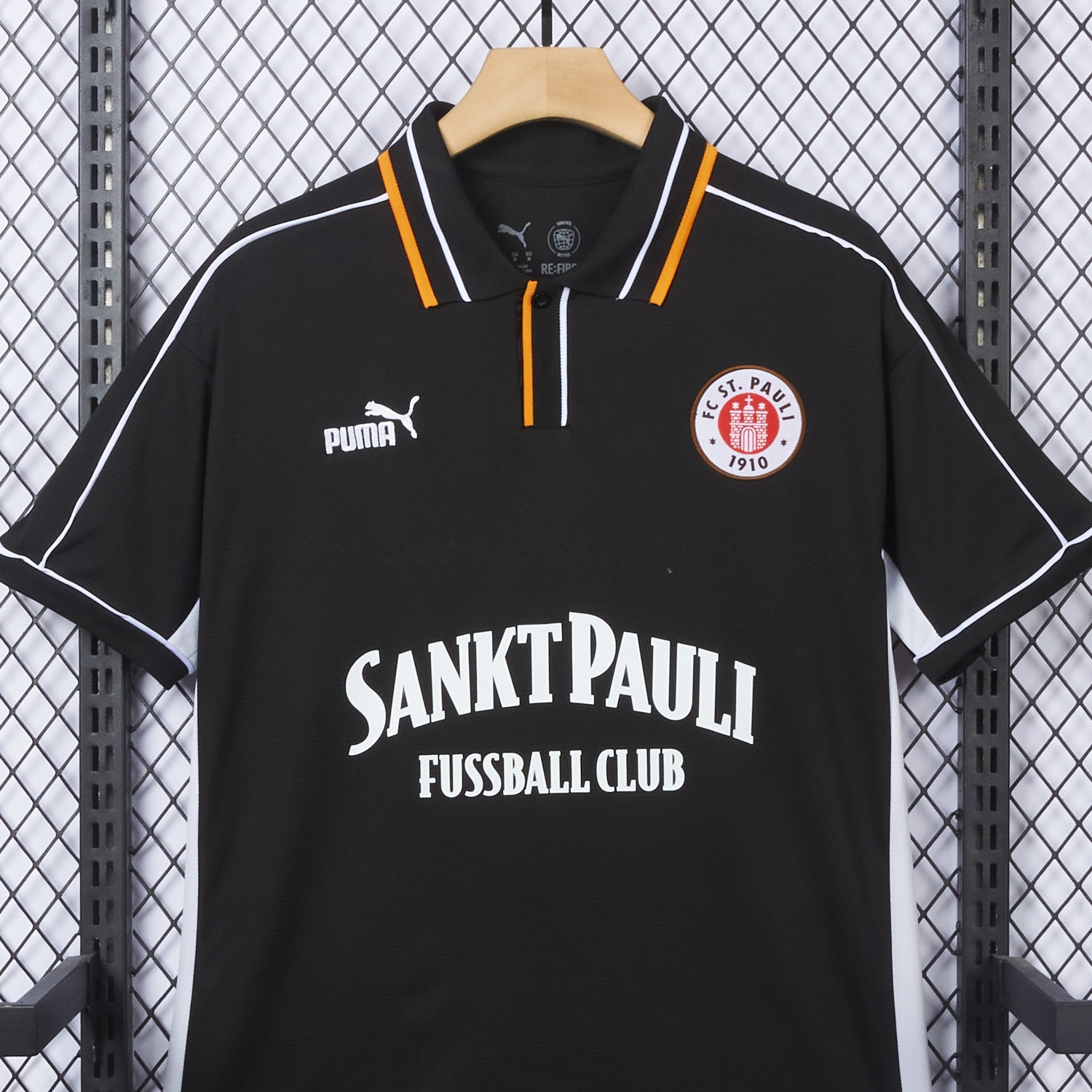 St. Pauli 25-26 Retro Style Polo Jersey - Fans Version - UnitedFutballJersey