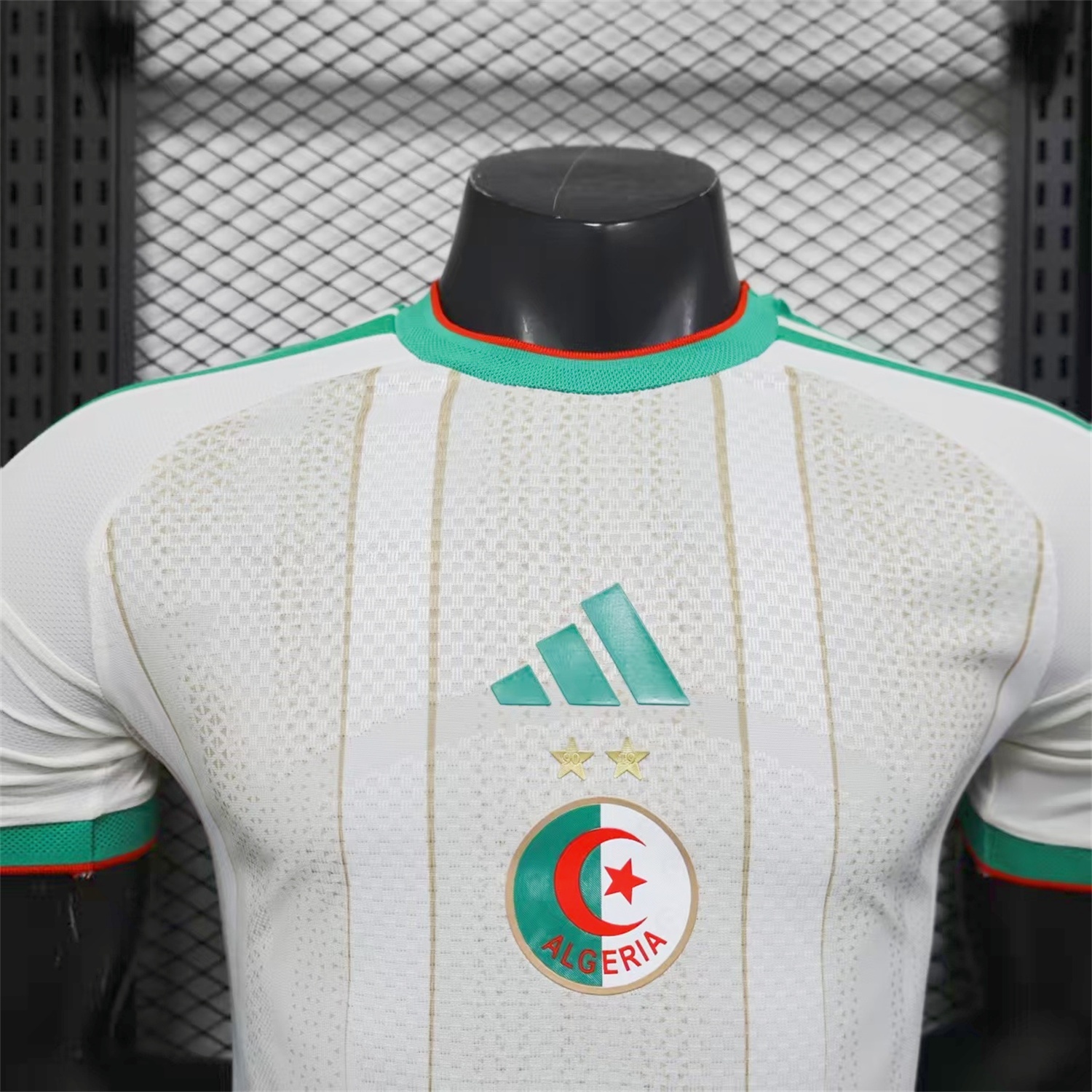 Algeria 2026 Home Jersey With 2 Stars - Player Version - UnitedFutballJersey