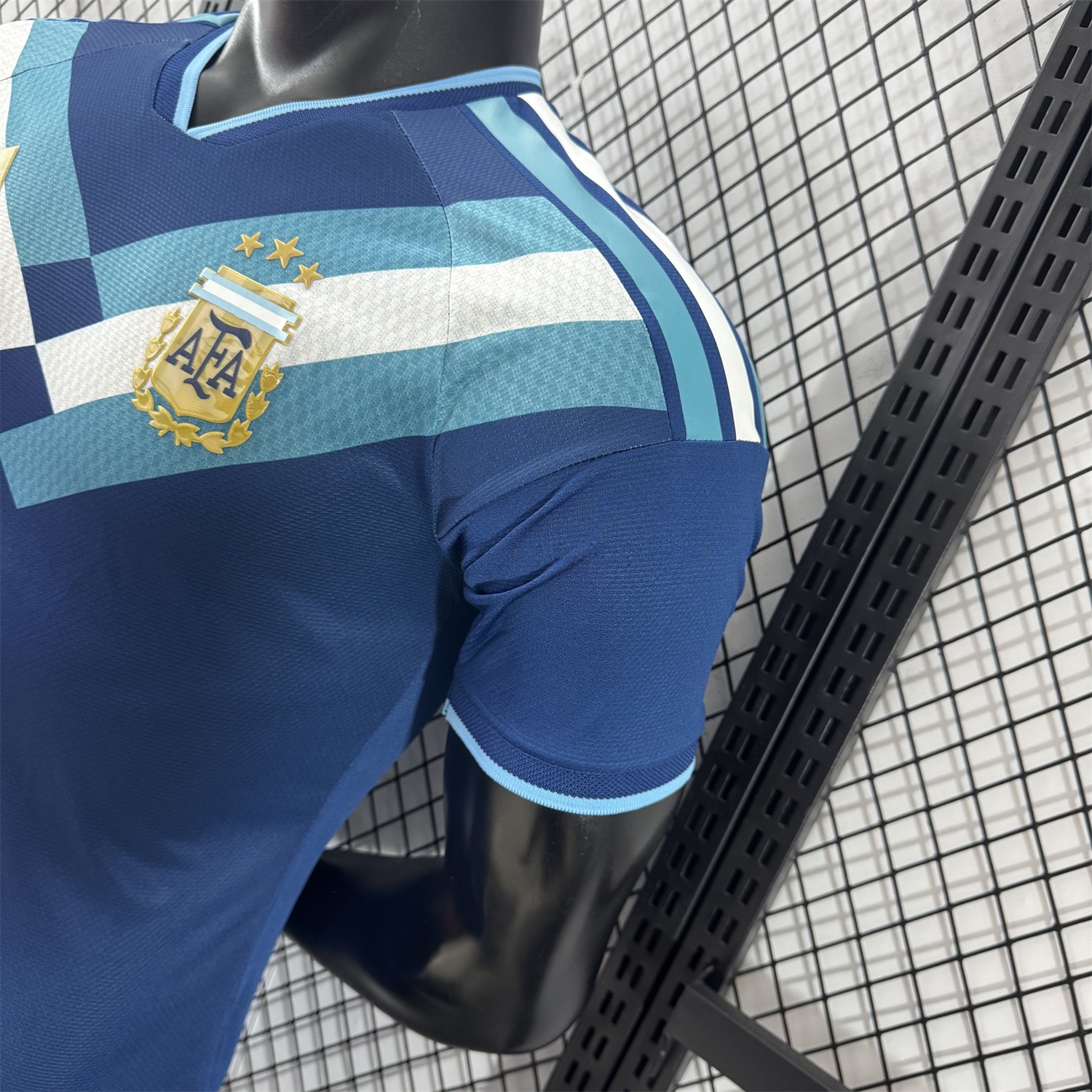 Argentina 2026 Blue Shoulder Stripes Special Jersey - Player Version - UnitedFutballJersey