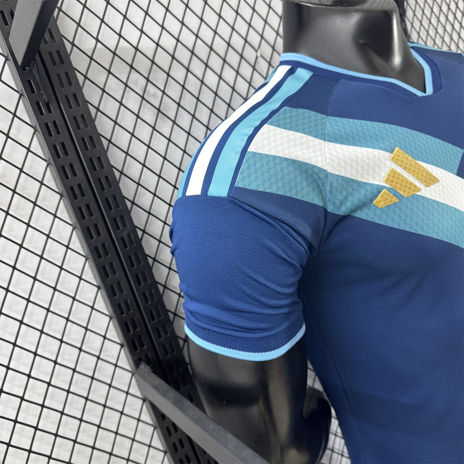 Argentina 2026 Blue Shoulder Stripes Special Jersey - Player Version - UnitedFutballJersey