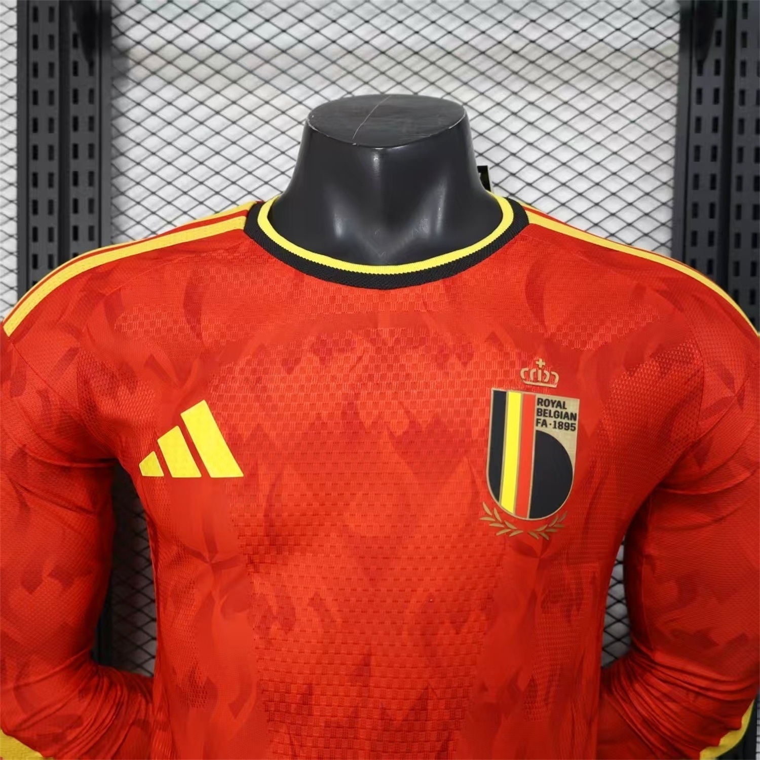 Belgium 2026 Home Long Sleeves Jersey - Player Version - UnitedFutballJersey