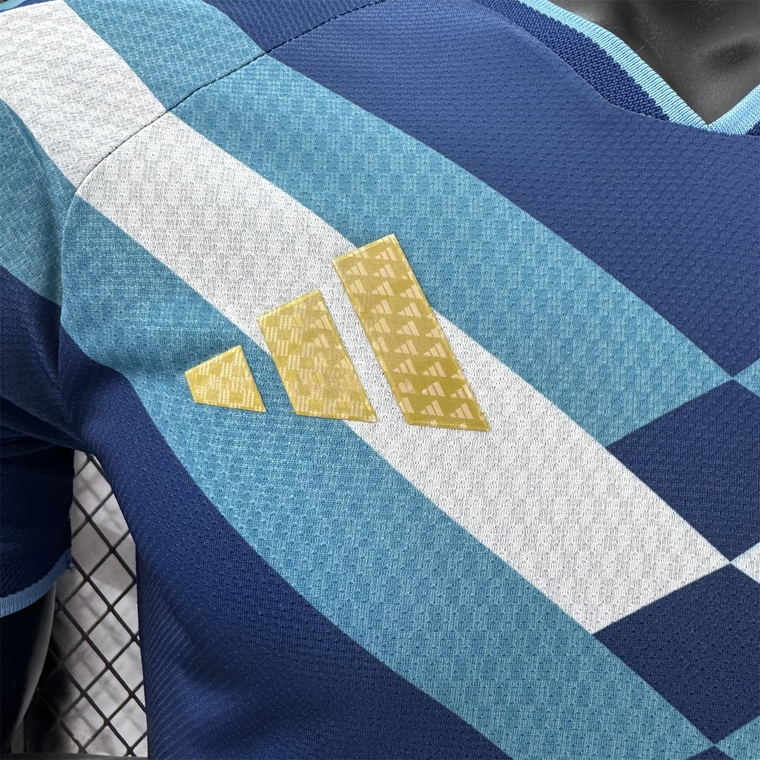 Argentina 2026 Blue Shoulder Stripes Special Jersey - Player Version - UnitedFutballJersey