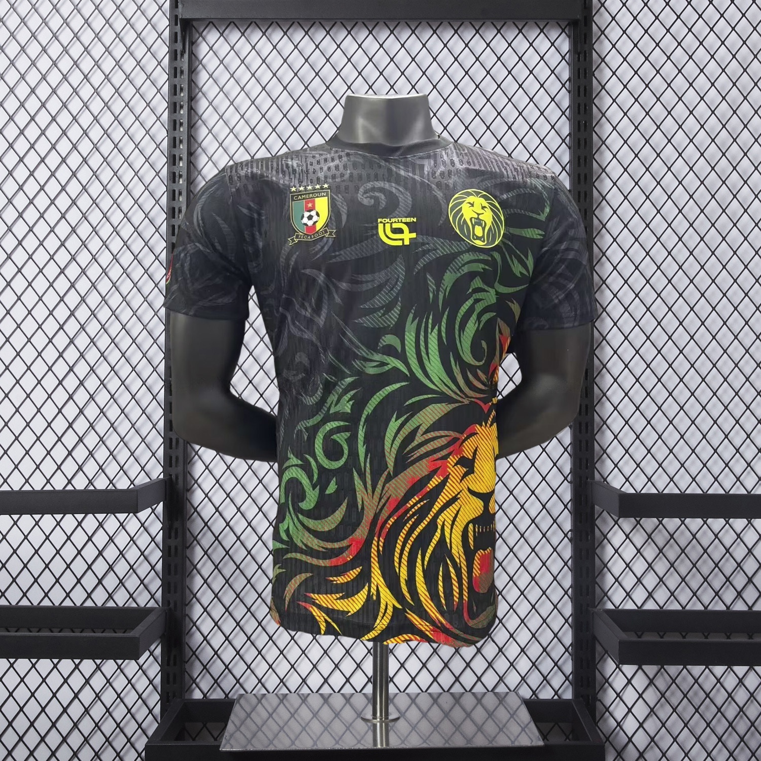 Cameroon 2026 Black Special Jersey - Player Version - UnitedFutballJersey