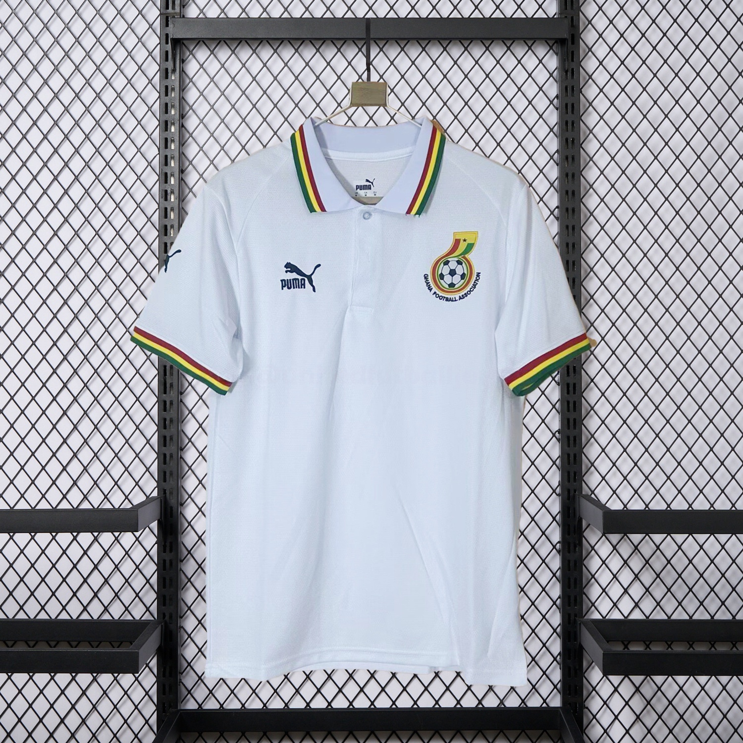 Ghana 2026 White Polo Jersey - Fans Version - UnitedFutballJersey