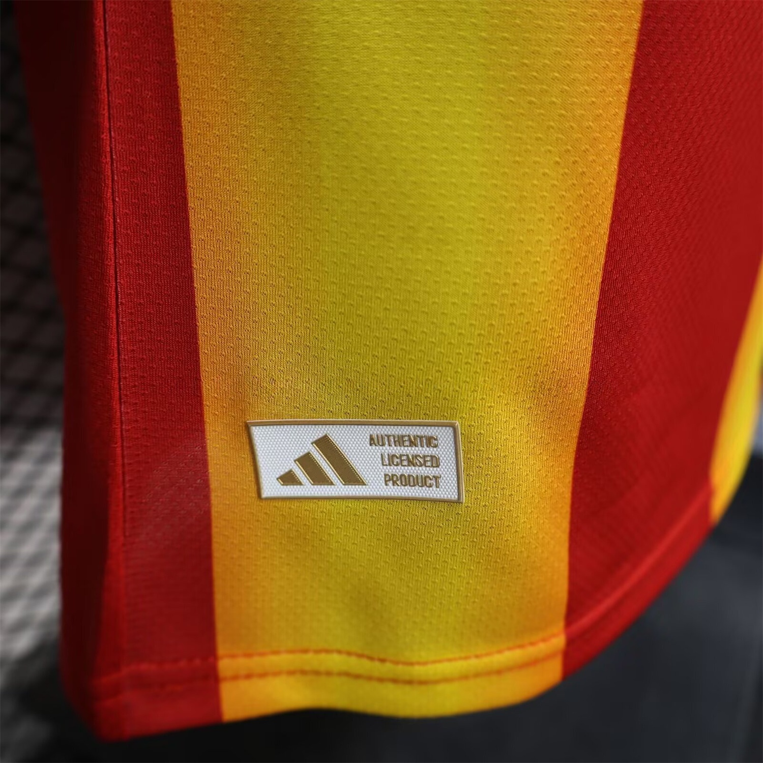 Spain 2026 Red And Yellow Stripes Special Jersey - Player Version - UnitedFutballJersey