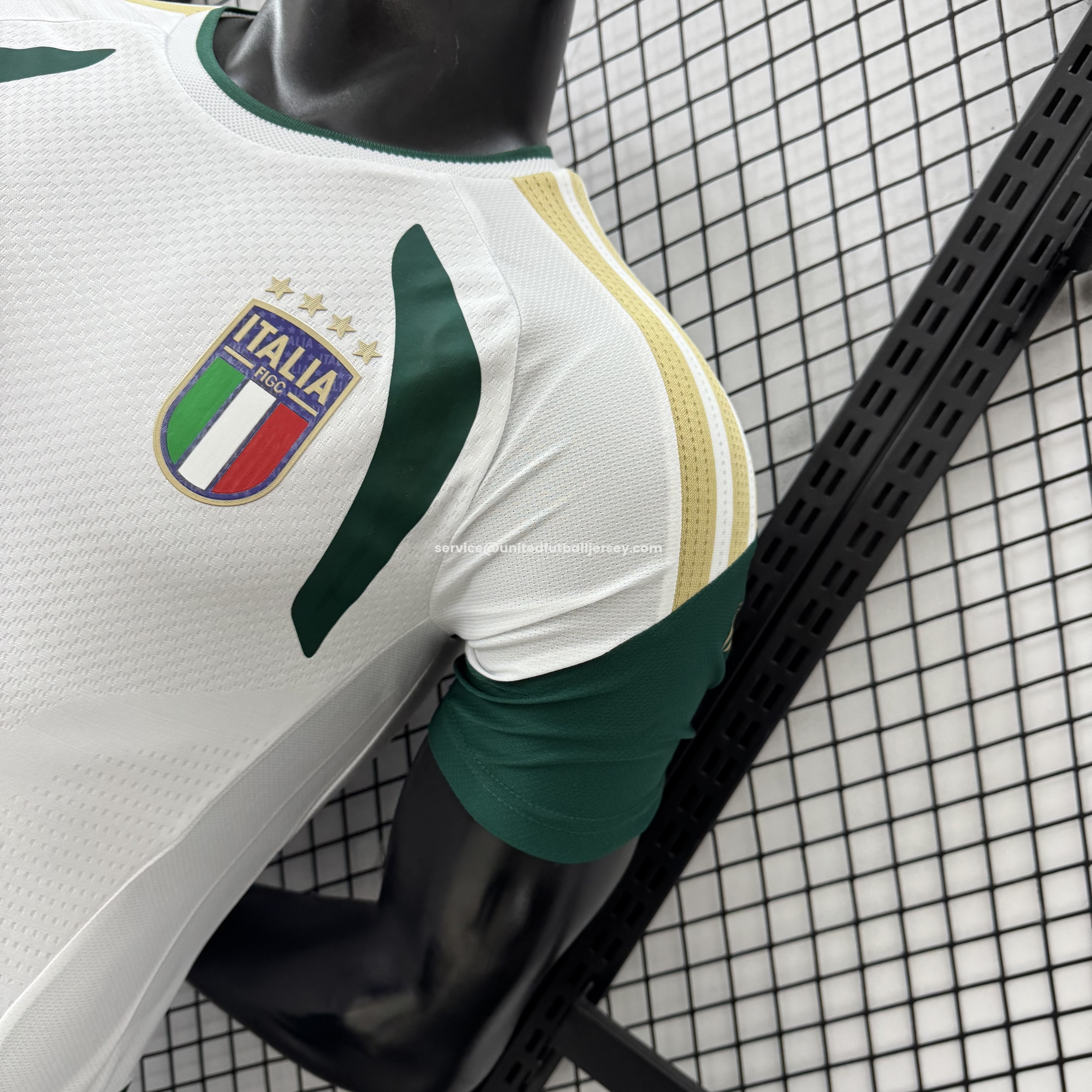Italy 2026 White Pre-Match Training Jersey - Player Version - UnitedFutballJersey
