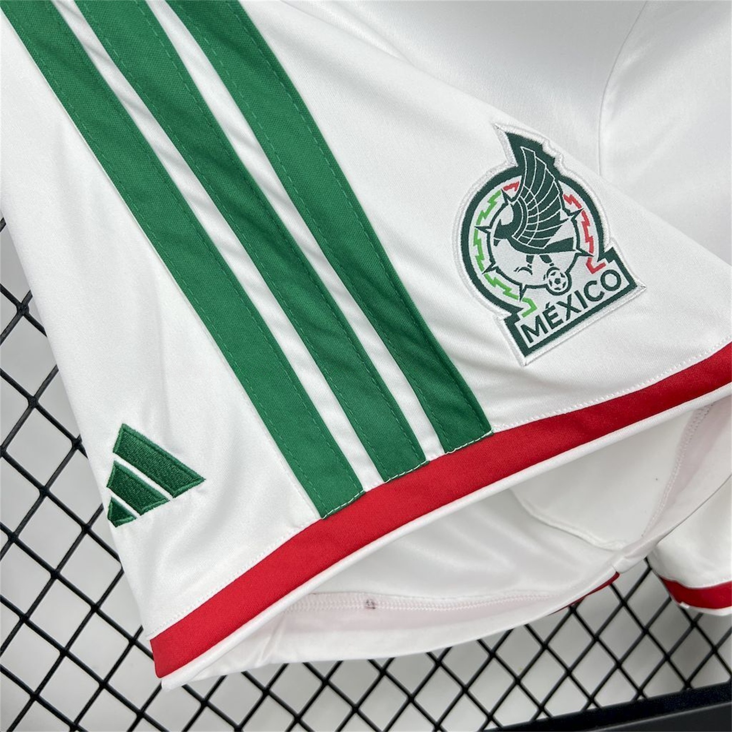 Mexico 2026 Home White Shorts - Fans Version - UnitedFutballJersey