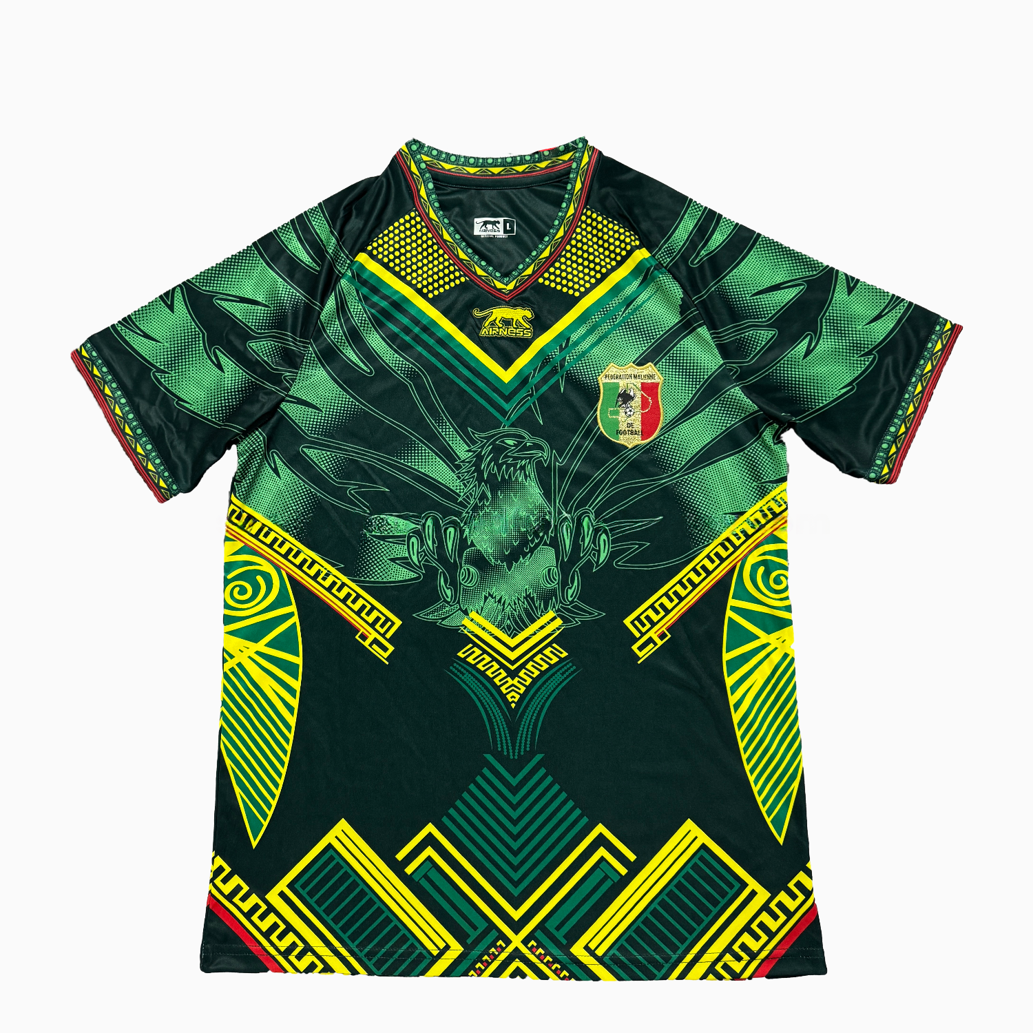 Mali 2026 Eagle Black Green Jersey - Fans Version - UnitedFutballJersey