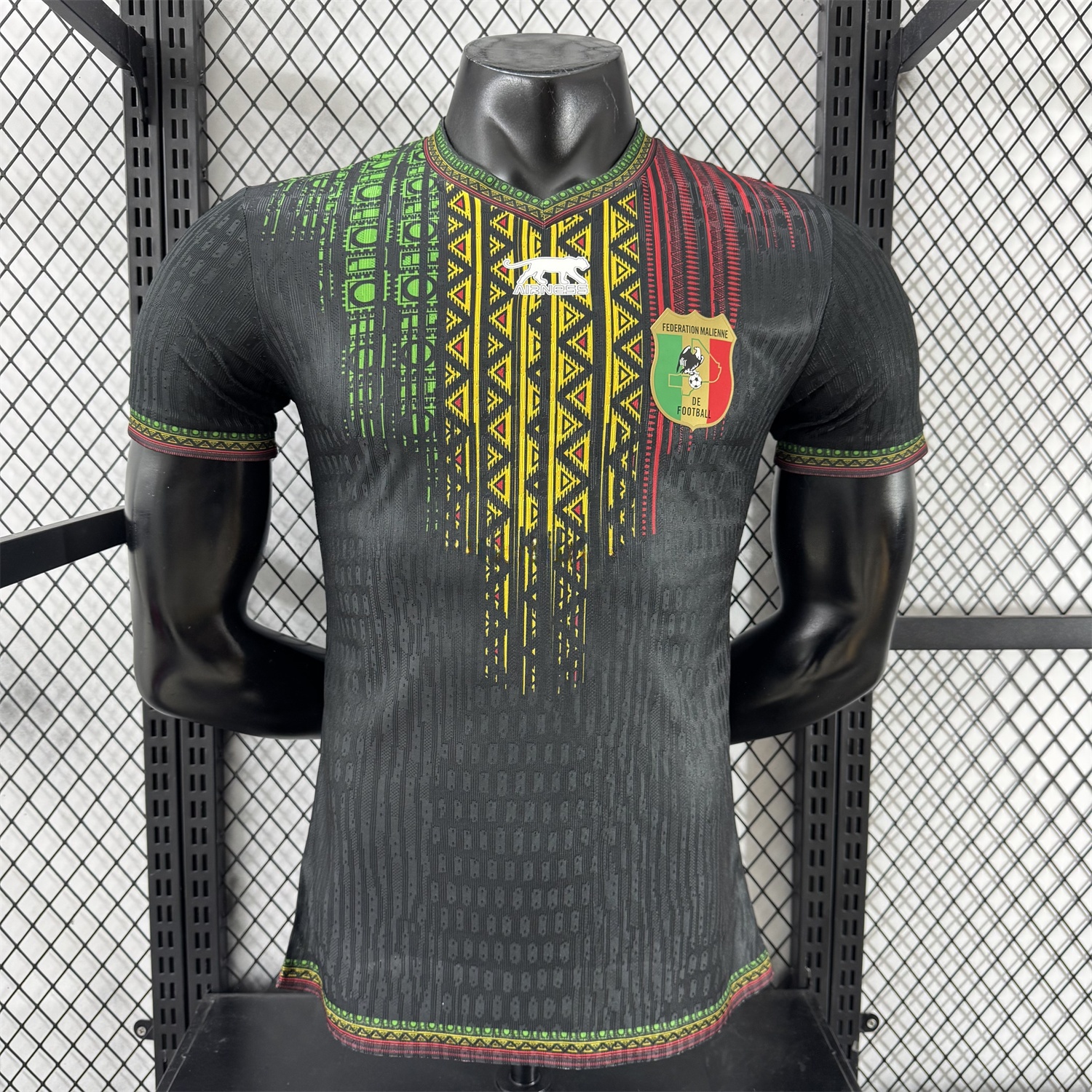 Mali 2025 Third Black Jersey - Player Version - UnitedFutballJersey