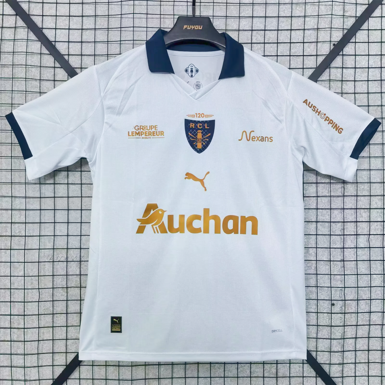 RC Lens 25-26 St. Barbara's Day Deep White Jersey - Fans Version - UnitedFutballJersey