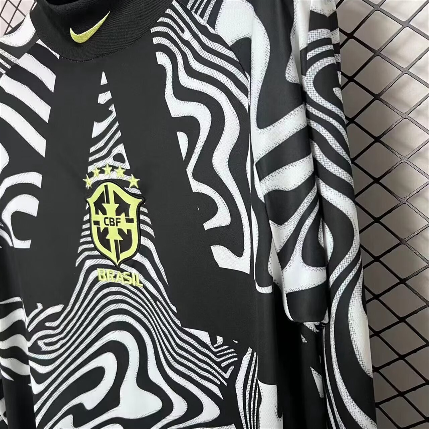 Brazil 2026 Hollywood Goalkeeper Special Long Sleeves Jersey - Fans Version - UnitedFutballJersey