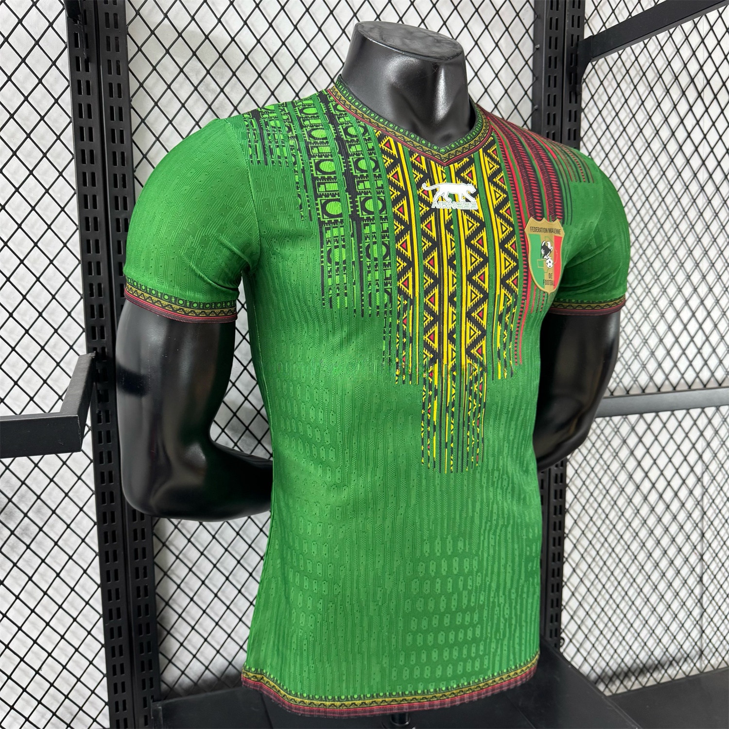 Mali 2025 Away Green Jersey - Player Version - UnitedFutballJersey