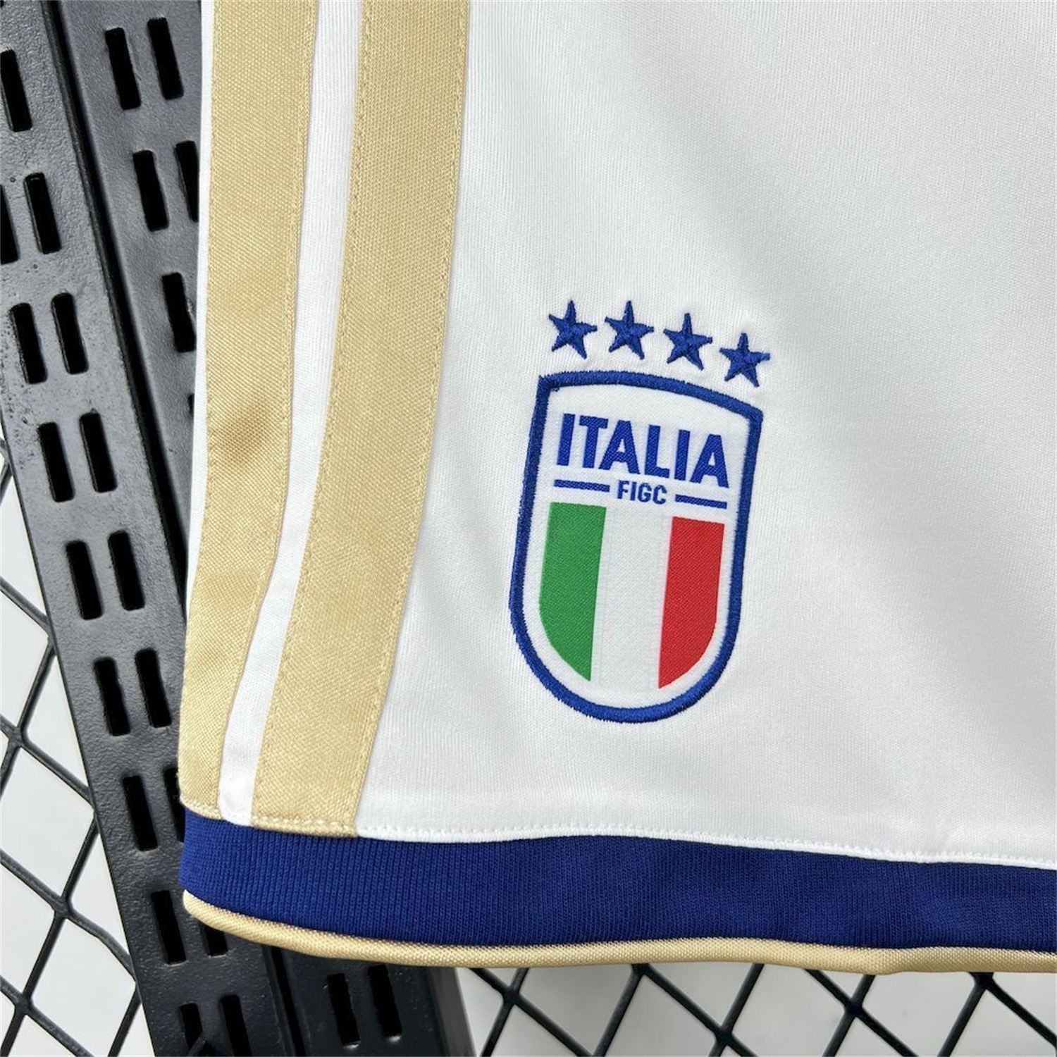 Italy 2026 Home White Shorts - Fans Version - UnitedFutballJersey