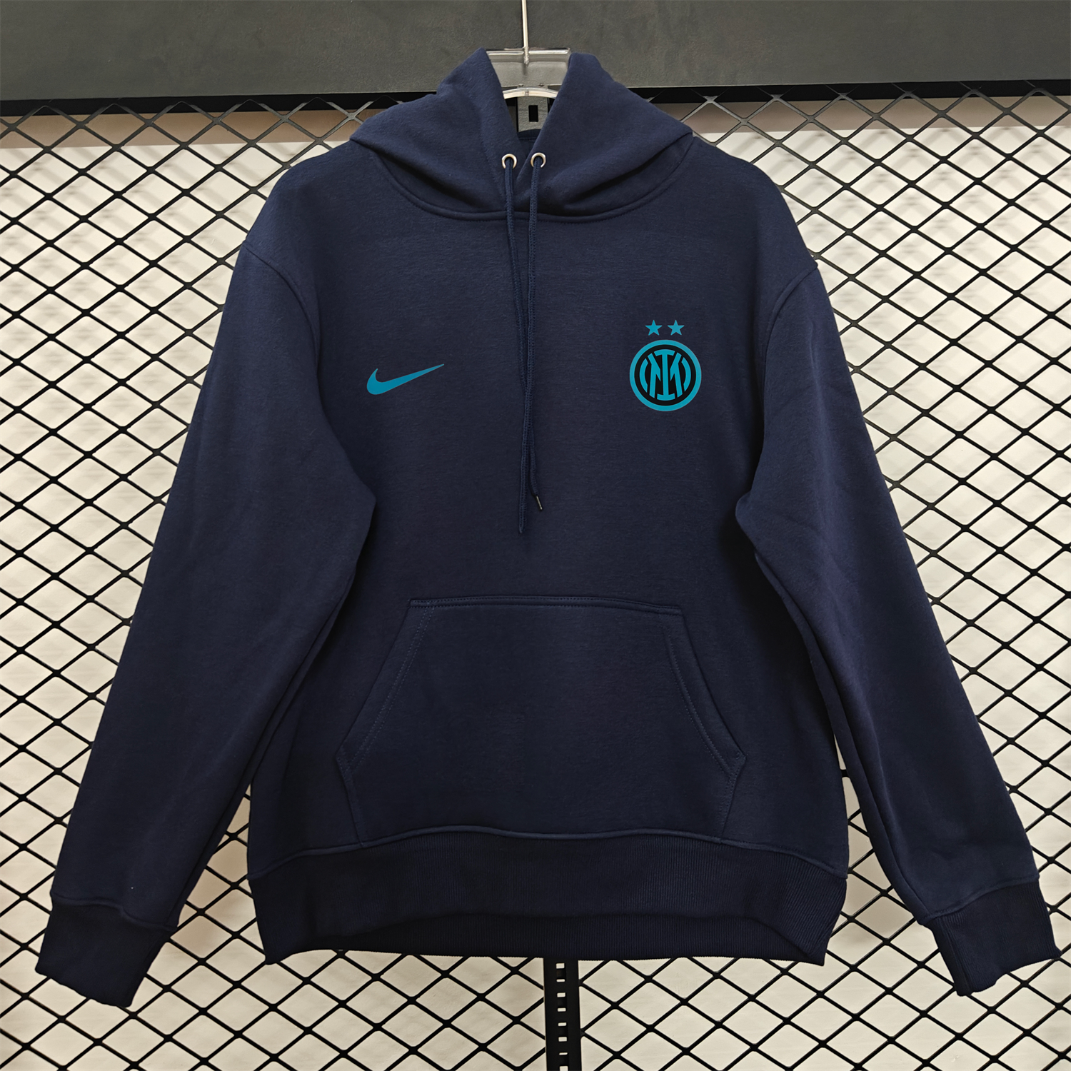 Inter Milan 25-26 Third Blue Icon Unisex Pullover Hoodie - UnitedFutballJersey