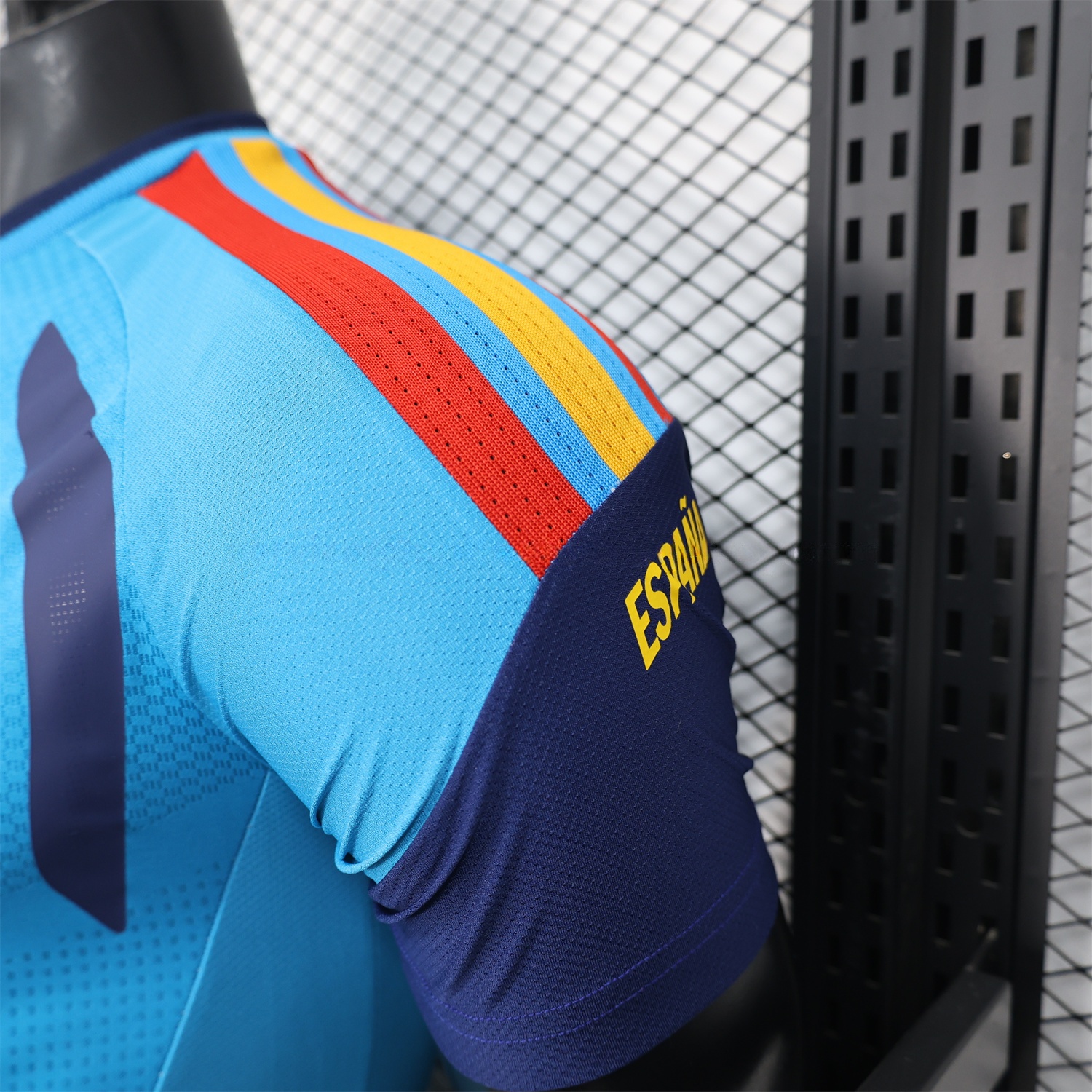 Spain 2026 Blue Pre-Match Training Jersey - Player Version - UnitedFutballJersey