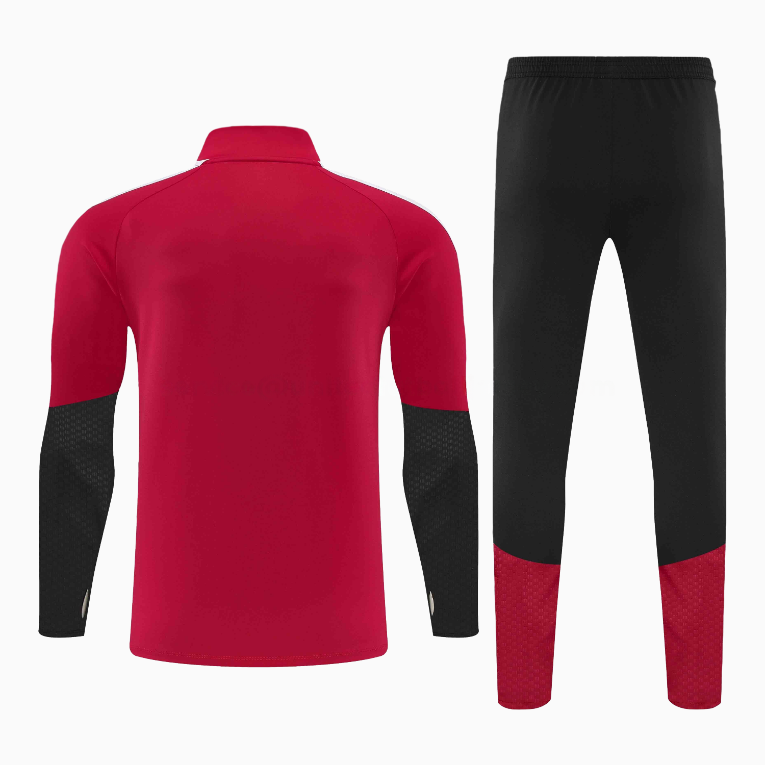 Germany 2026 Kids Long Sleeve Training Set - Red Top & Pants - UnitedFutballJersey