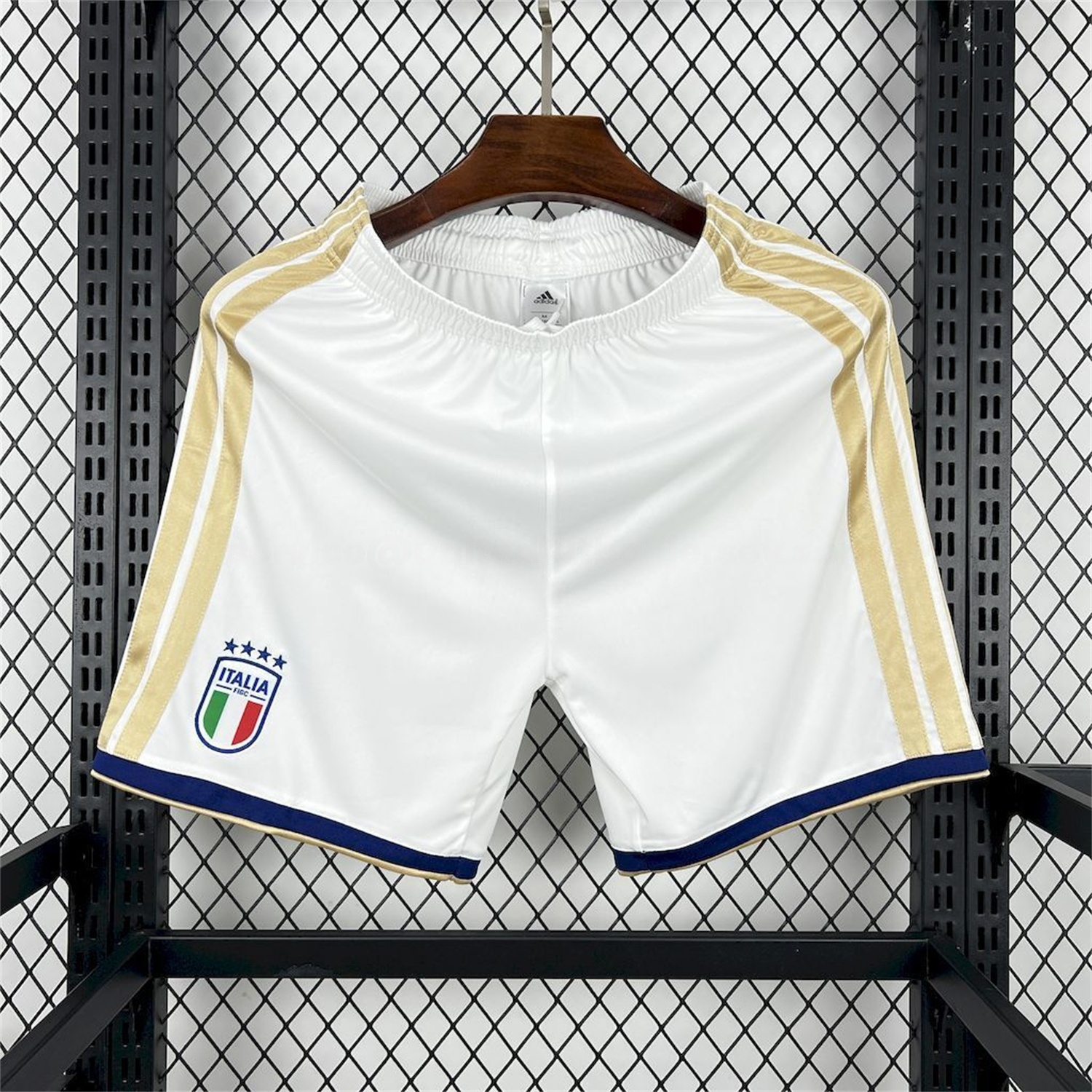 Italy 2026 Home White Shorts - Fans Version - UnitedFutballJersey