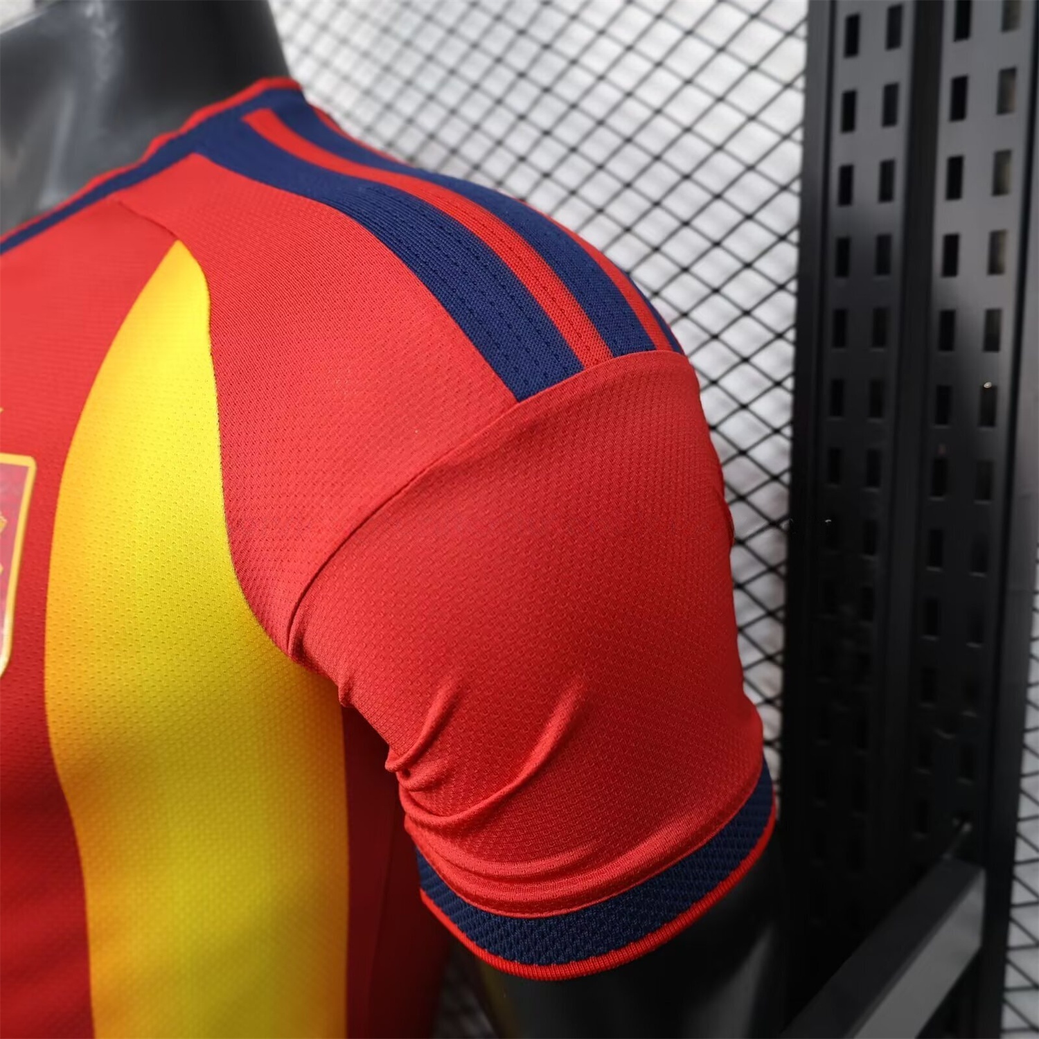 Spain 2026 Red And Yellow Stripes Special Jersey - Player Version - UnitedFutballJersey