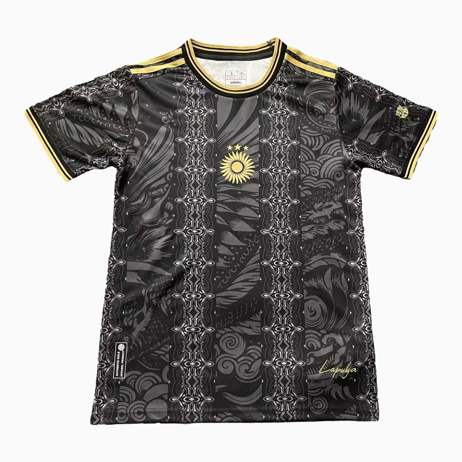 Argentina 2026 COMMA Black Messi Special Jersey - Fans Version - UnitedFutballJersey